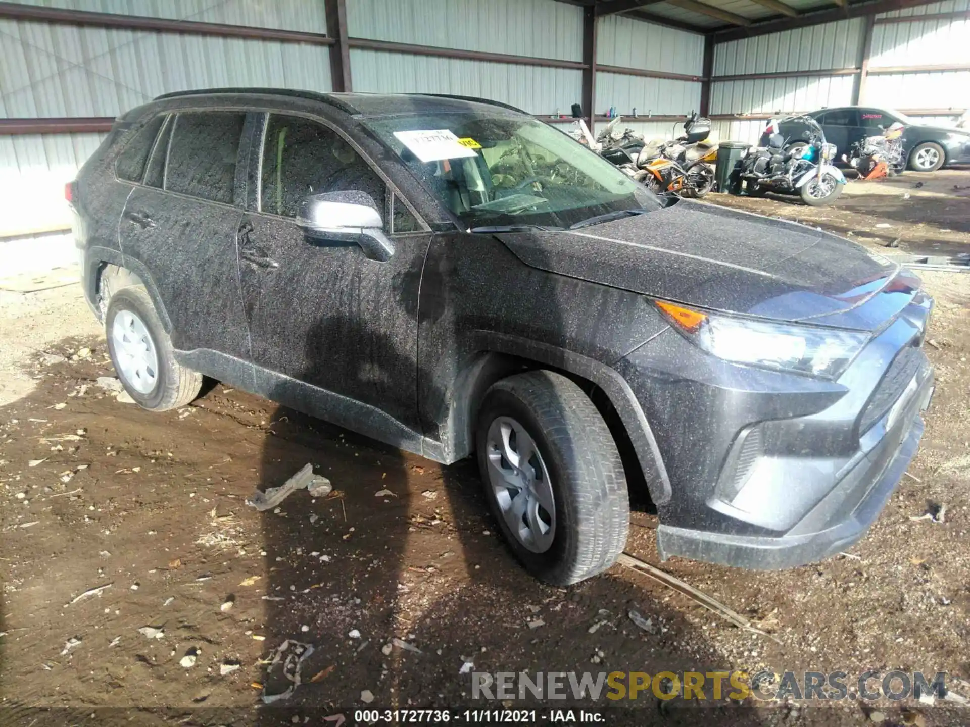 1 Photograph of a damaged car JTMK1RFV2KD038953 TOYOTA RAV4 2019