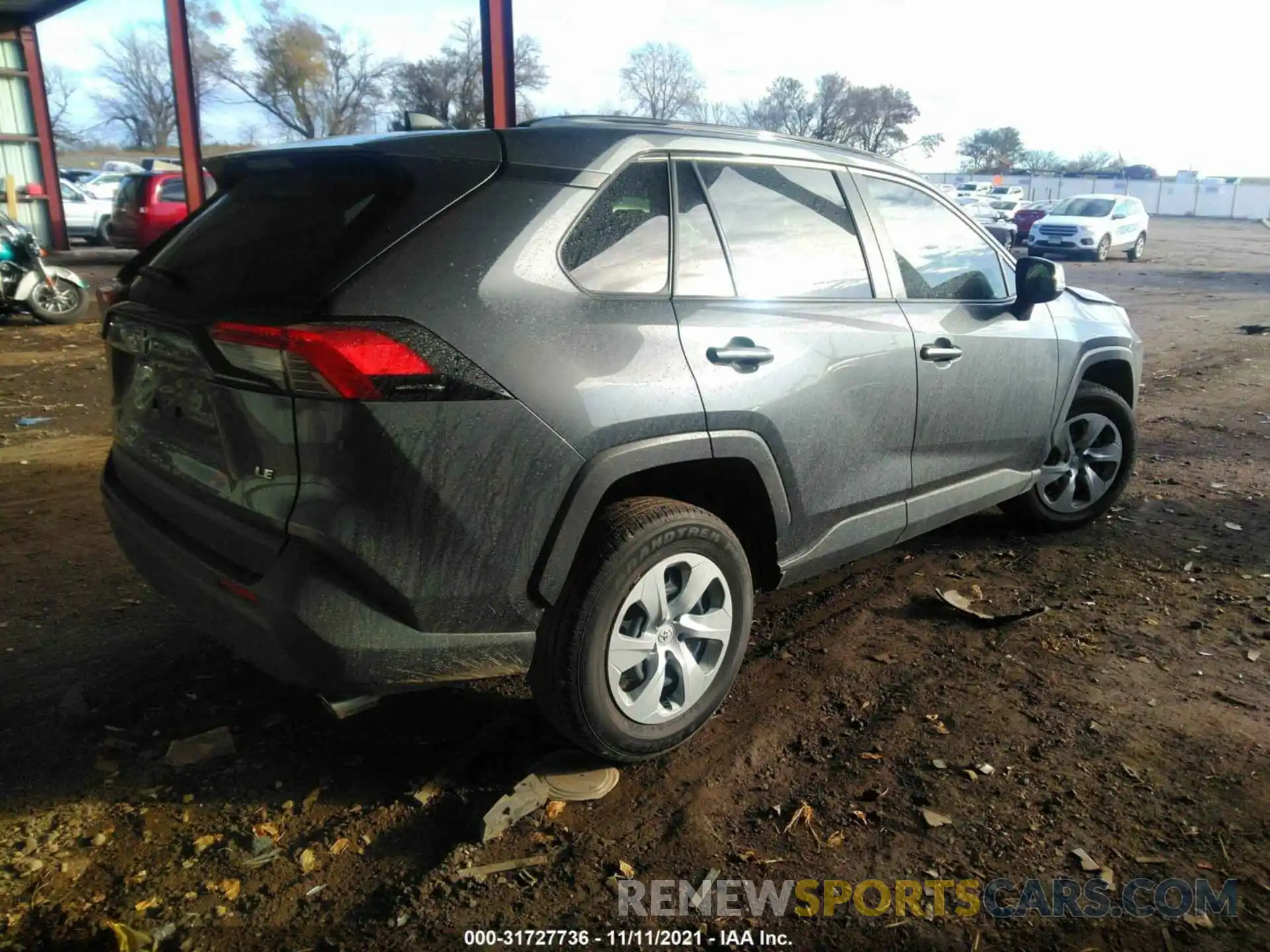 4 Photograph of a damaged car JTMK1RFV2KD038953 TOYOTA RAV4 2019