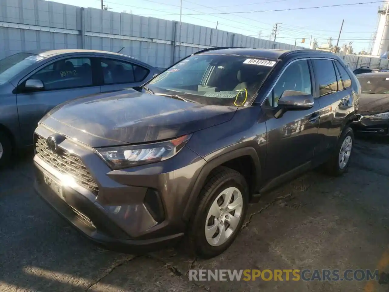 2 Photograph of a damaged car JTMK1RFV2KJ009423 TOYOTA RAV4 2019