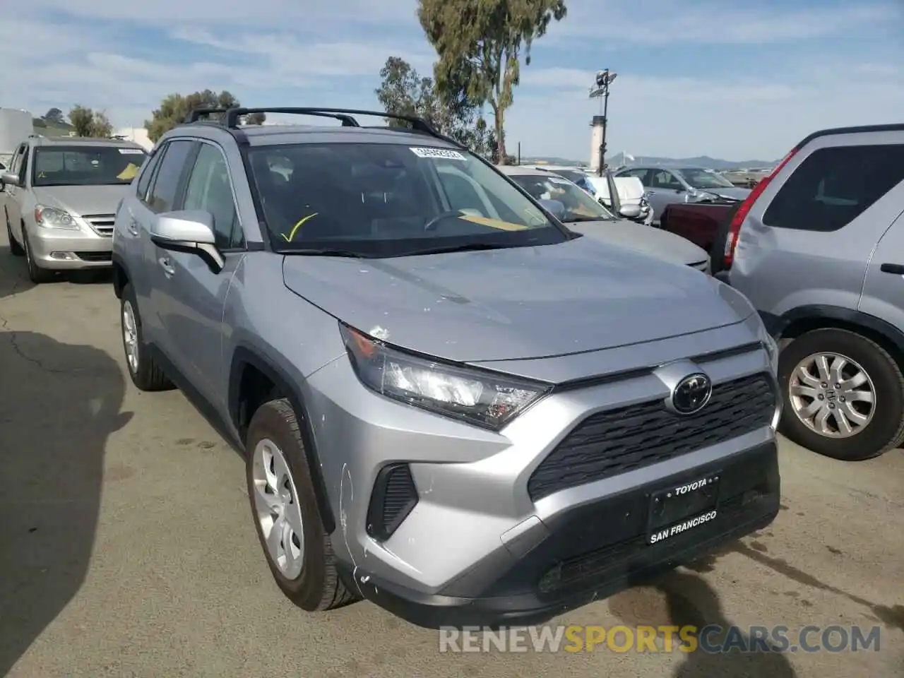 1 Photograph of a damaged car JTMK1RFV3KD006691 TOYOTA RAV4 2019