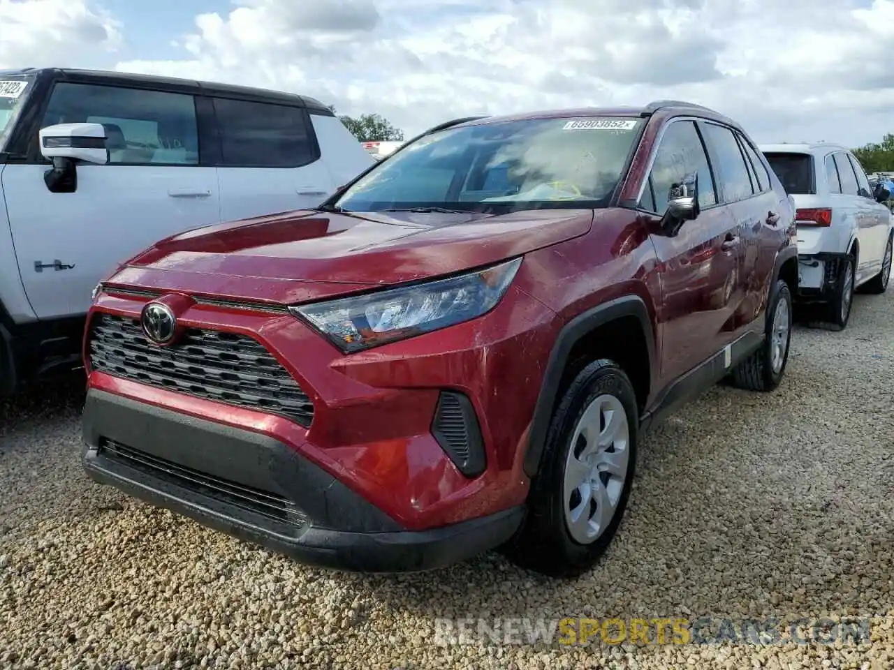 2 Photograph of a damaged car JTMK1RFV3KD042137 TOYOTA RAV4 2019