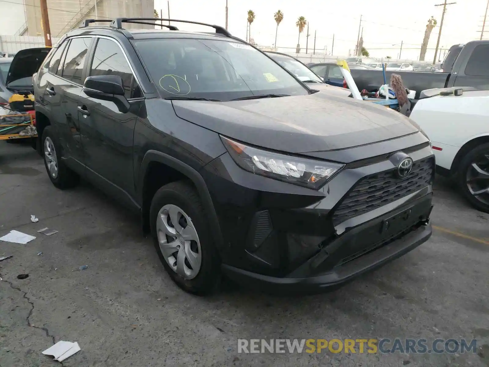 1 Photograph of a damaged car JTMK1RFV4KJ004028 TOYOTA RAV4 2019