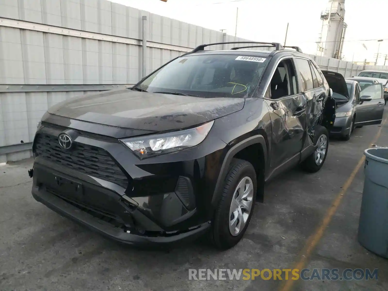 2 Photograph of a damaged car JTMK1RFV4KJ004028 TOYOTA RAV4 2019