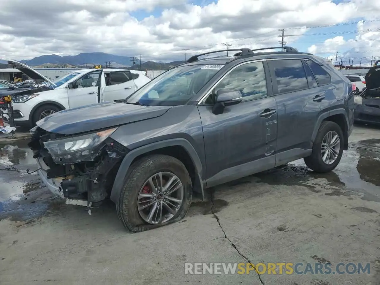 1 Photograph of a damaged car JTMK1RFV5KD021340 TOYOTA RAV4 2019
