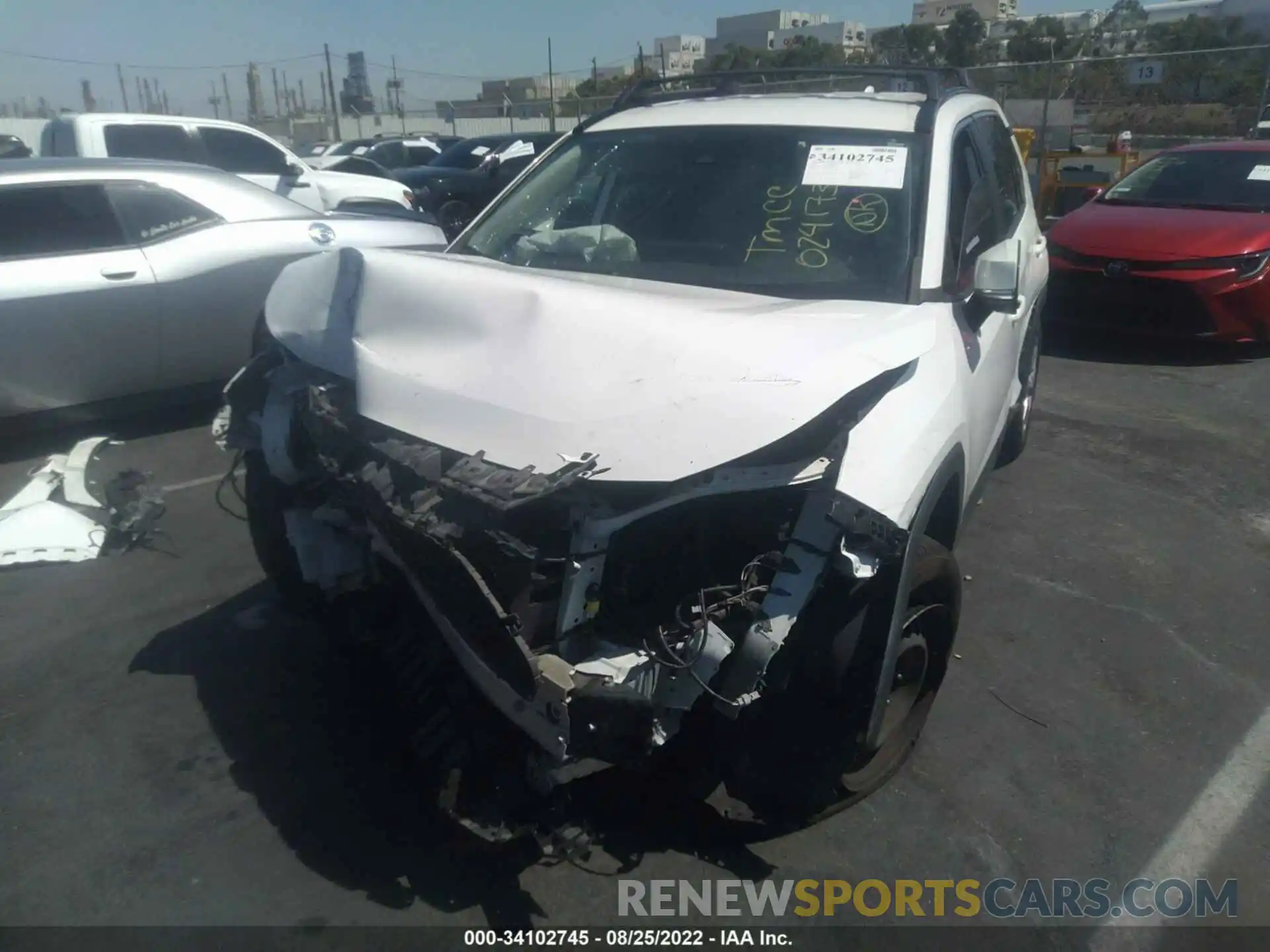 6 Photograph of a damaged car JTMK1RFV5KD024173 TOYOTA RAV4 2019