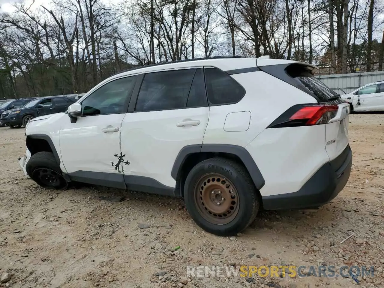 2 Photograph of a damaged car JTMK1RFV6KD018639 TOYOTA RAV4 2019