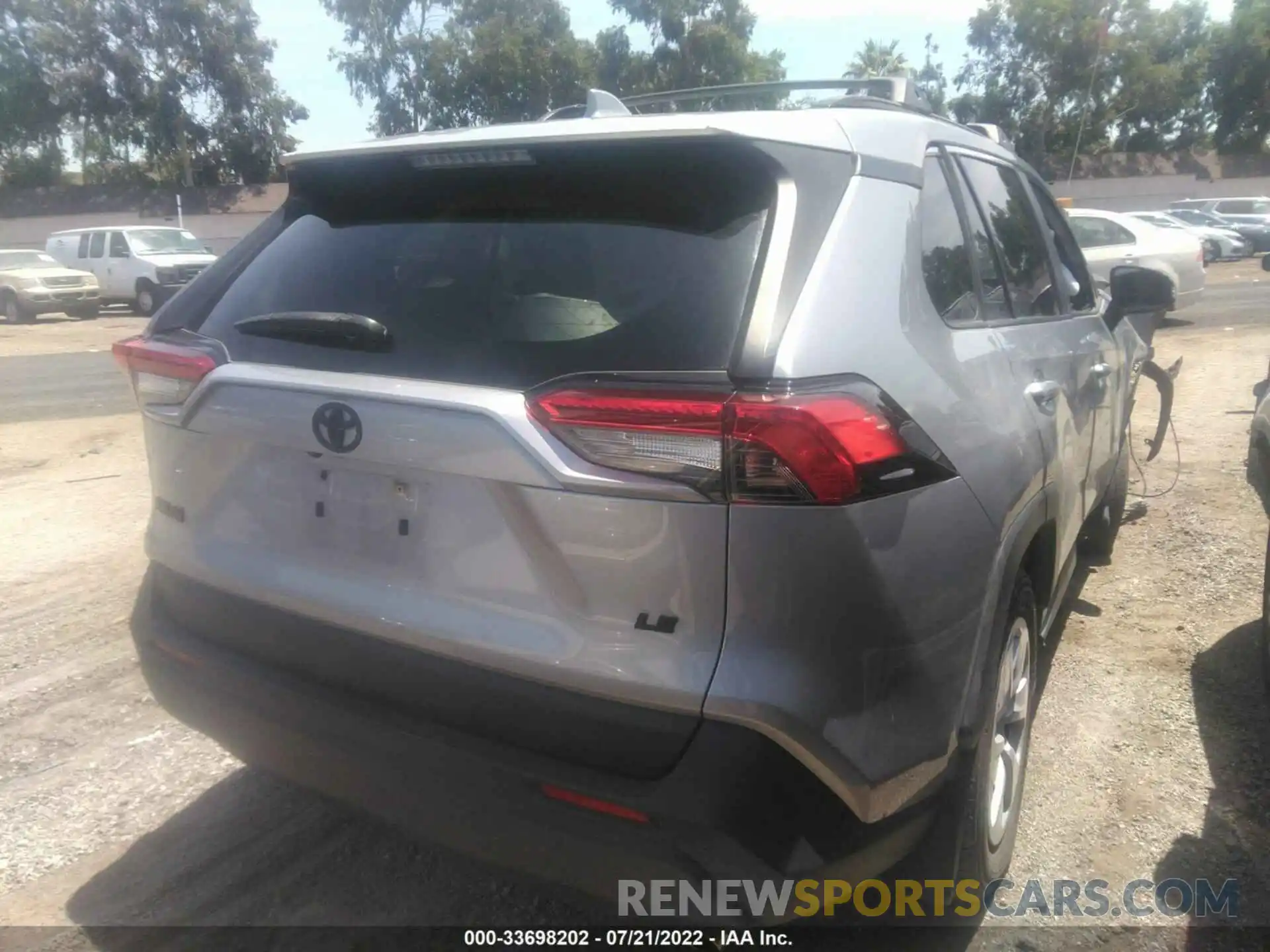 4 Photograph of a damaged car JTMK1RFV6KD501676 TOYOTA RAV4 2019