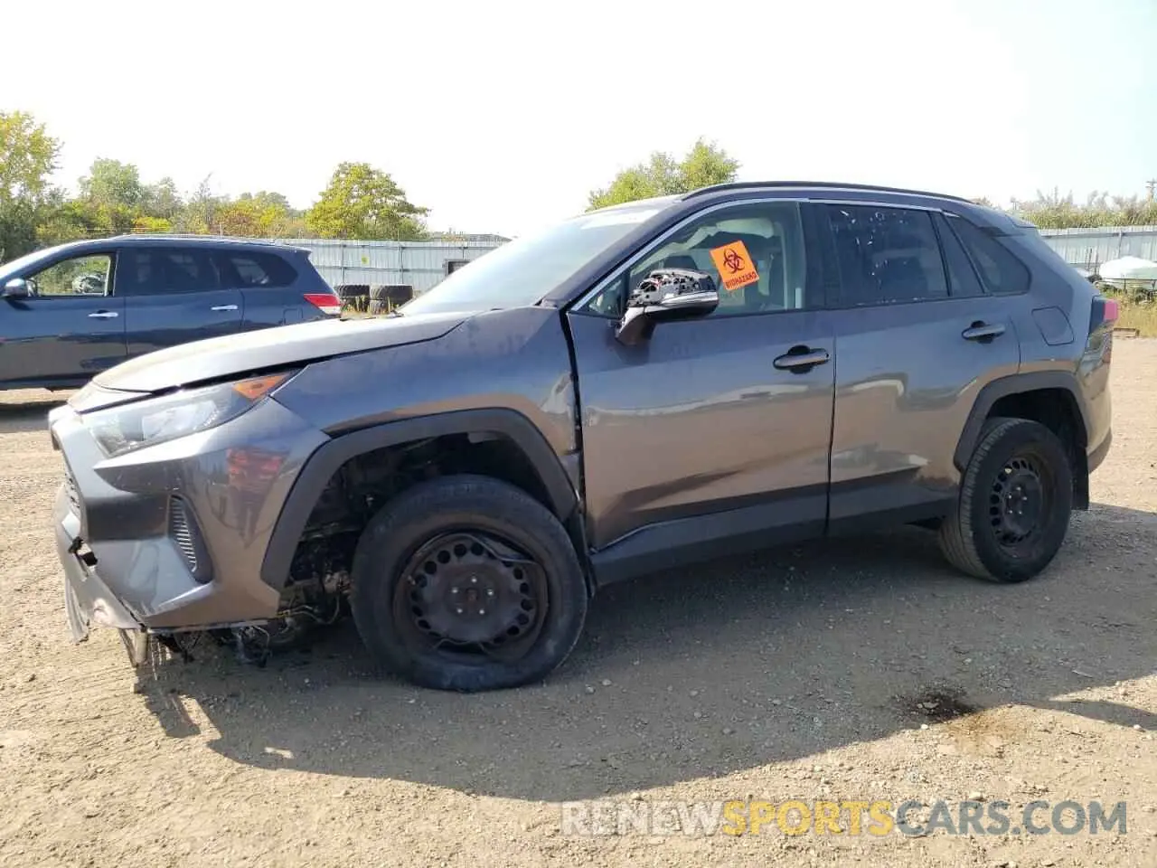 1 Photograph of a damaged car JTMK1RFV6KJ003690 TOYOTA RAV4 2019