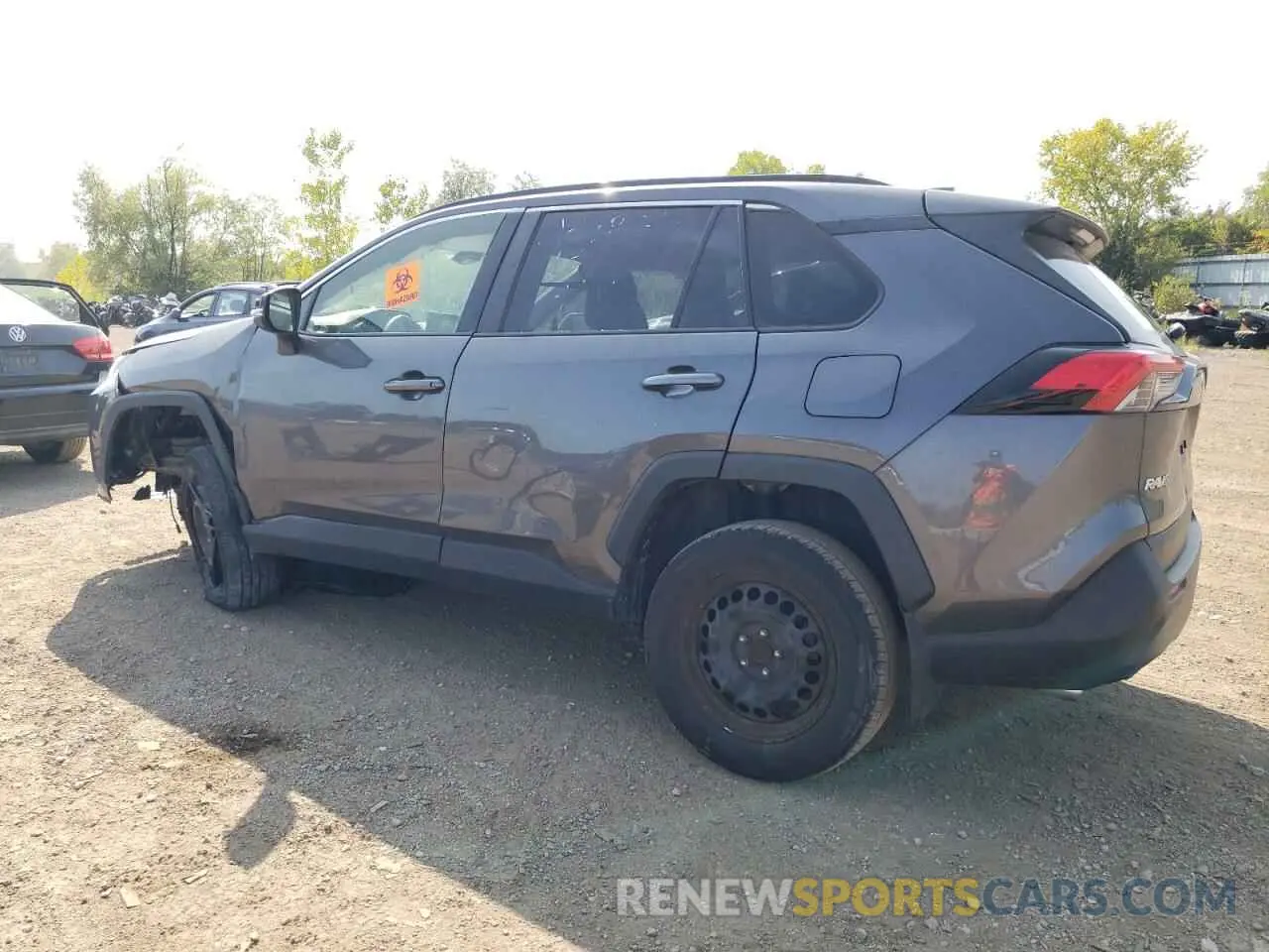 2 Photograph of a damaged car JTMK1RFV6KJ003690 TOYOTA RAV4 2019