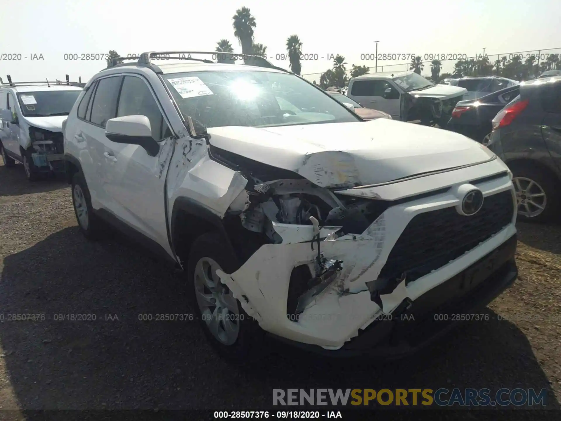 6 Photograph of a damaged car JTMK1RFV6KJ011661 TOYOTA RAV4 2019