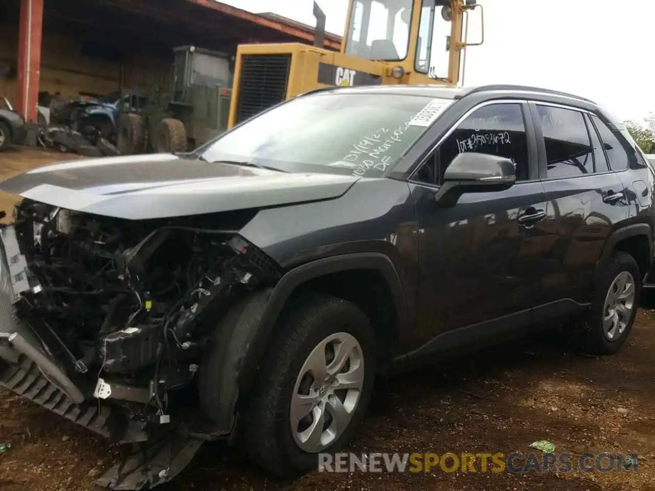 2 Photograph of a damaged car JTMK1RFV7KD037863 TOYOTA RAV4 2019