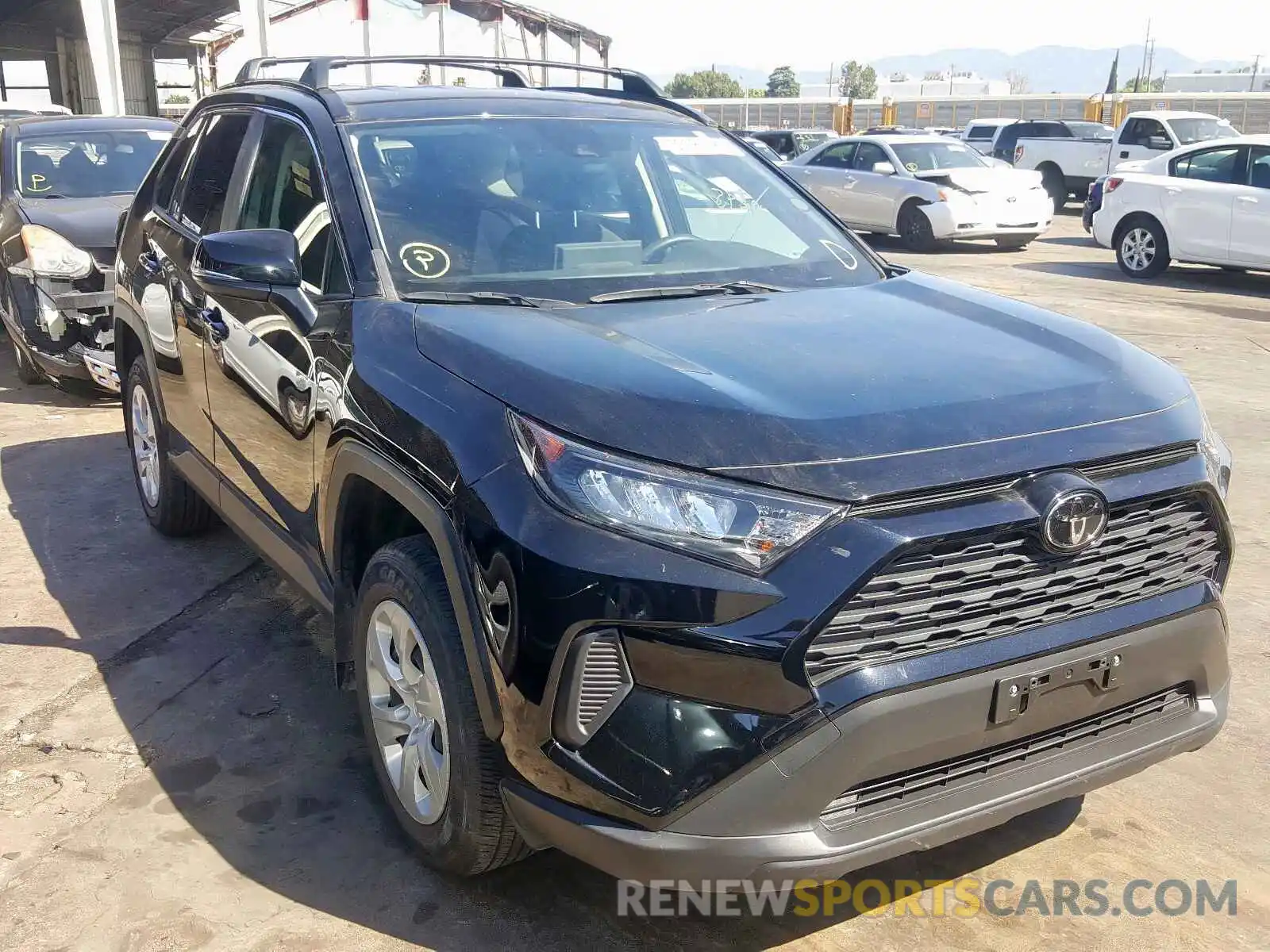 1 Photograph of a damaged car JTMK1RFV7KD500827 TOYOTA RAV4 2019