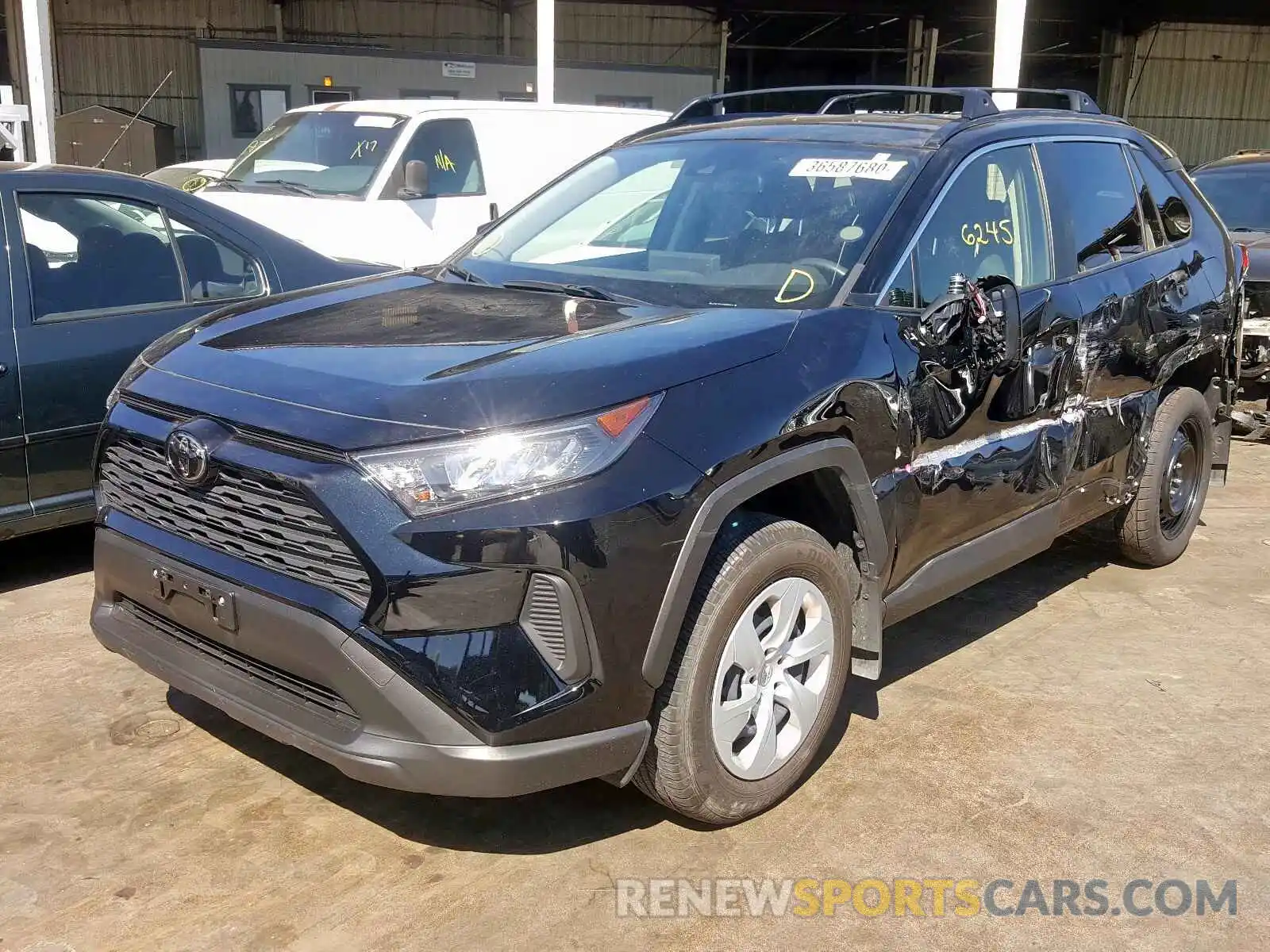 2 Photograph of a damaged car JTMK1RFV7KD500827 TOYOTA RAV4 2019