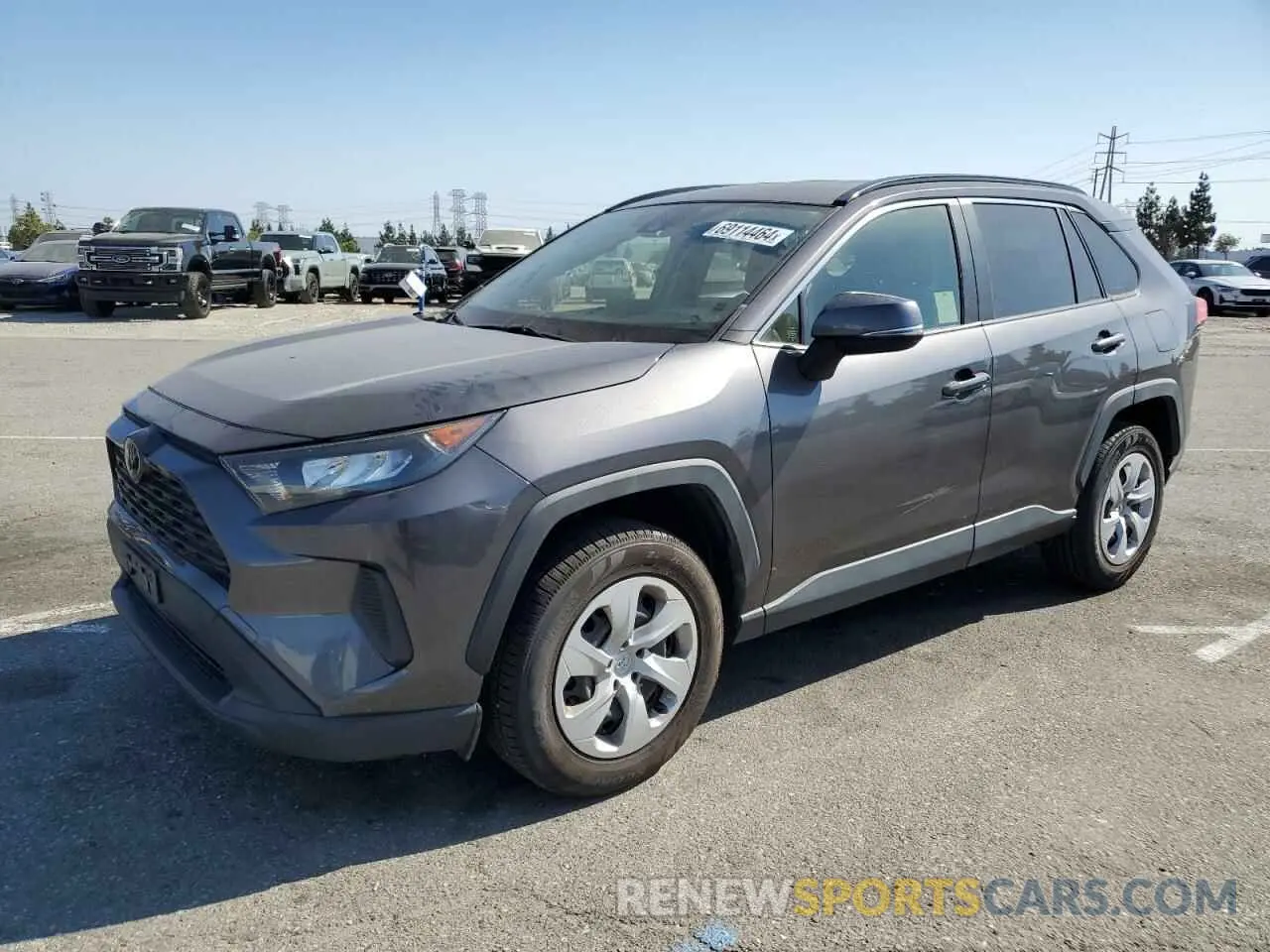 1 Photograph of a damaged car JTMK1RFV7KJ011281 TOYOTA RAV4 2019