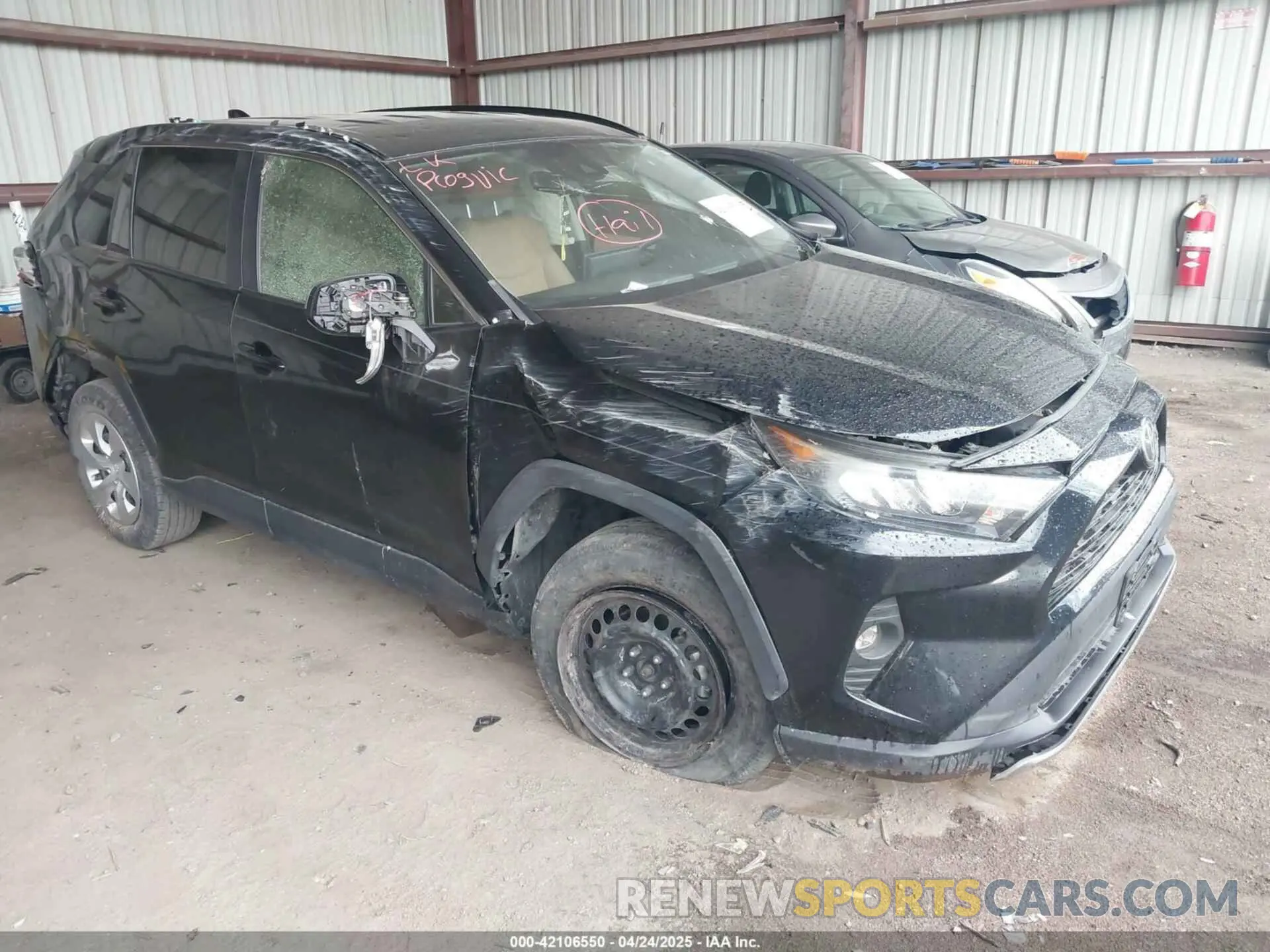 1 Photograph of a damaged car JTMK1RFV8KD009196 TOYOTA RAV4 2019