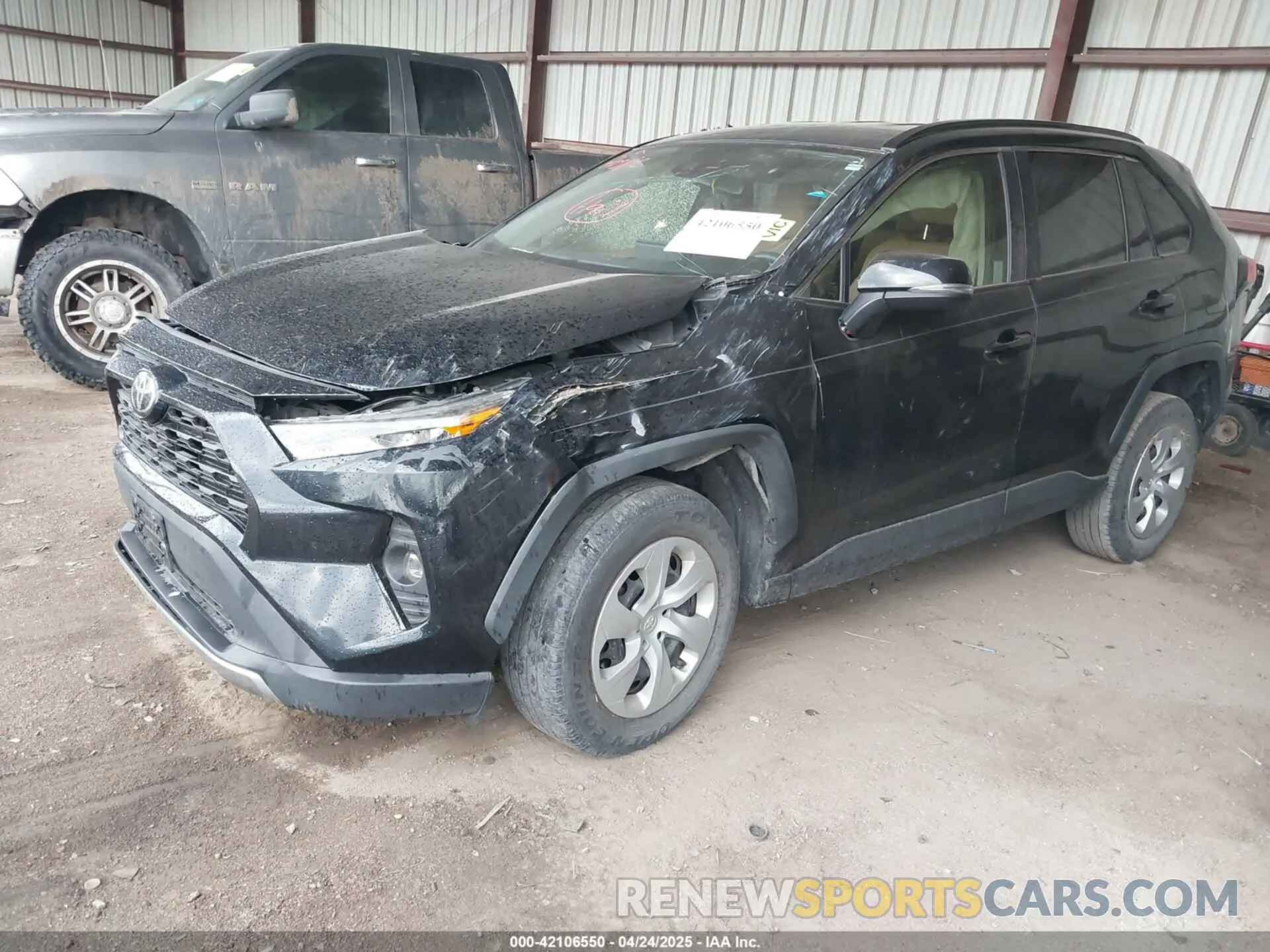 2 Photograph of a damaged car JTMK1RFV8KD009196 TOYOTA RAV4 2019