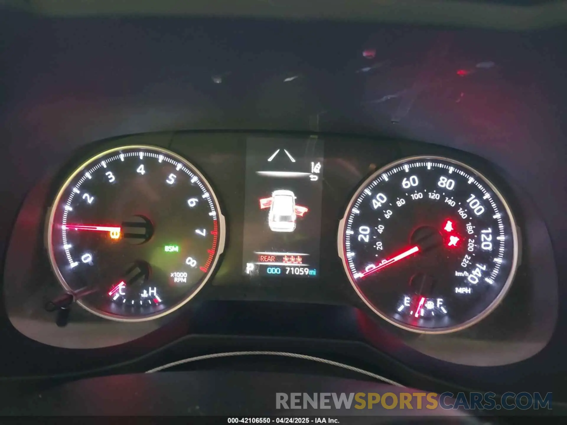 7 Photograph of a damaged car JTMK1RFV8KD009196 TOYOTA RAV4 2019
