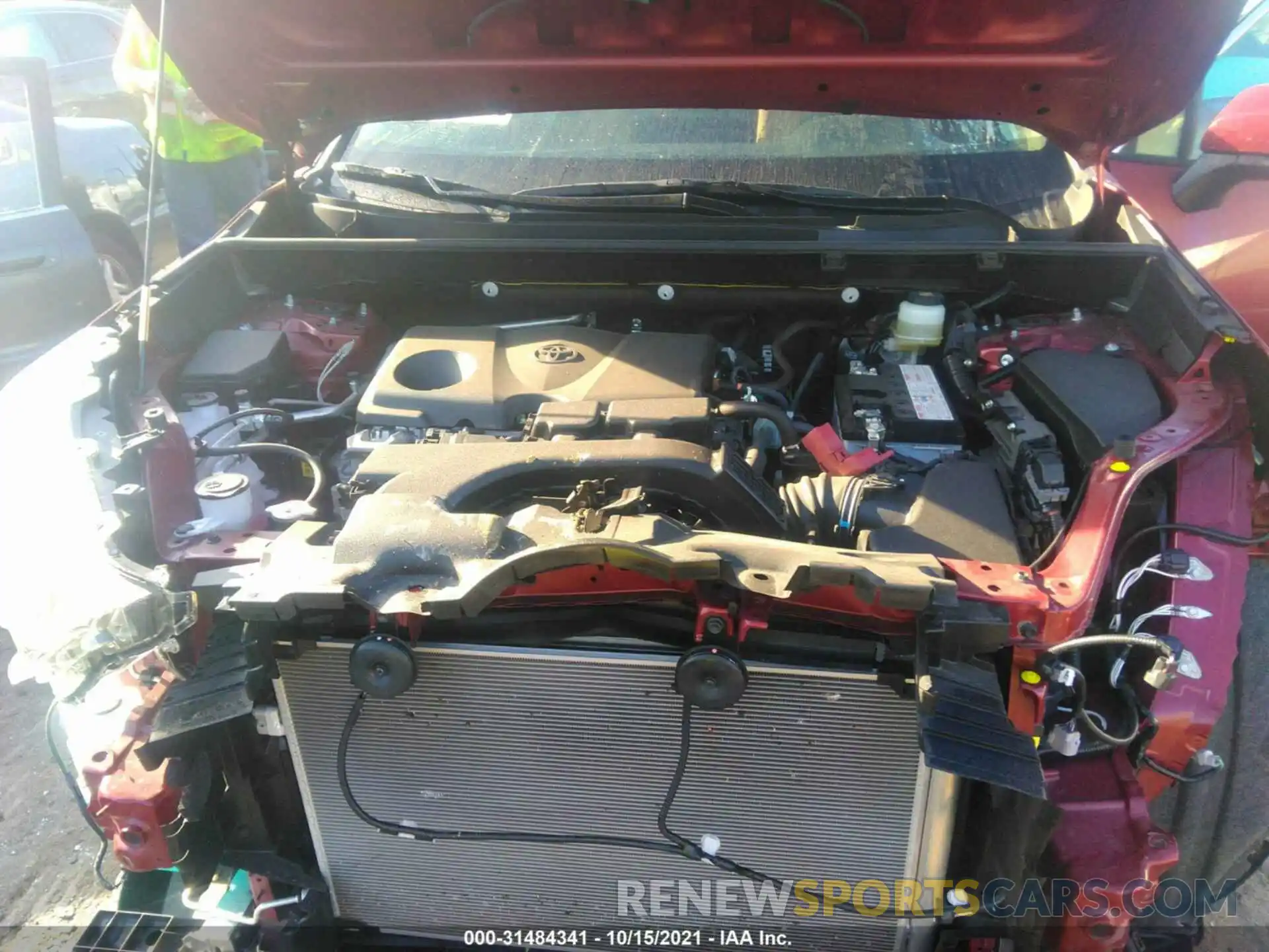 10 Photograph of a damaged car JTMK1RFV8KD042070 TOYOTA RAV4 2019