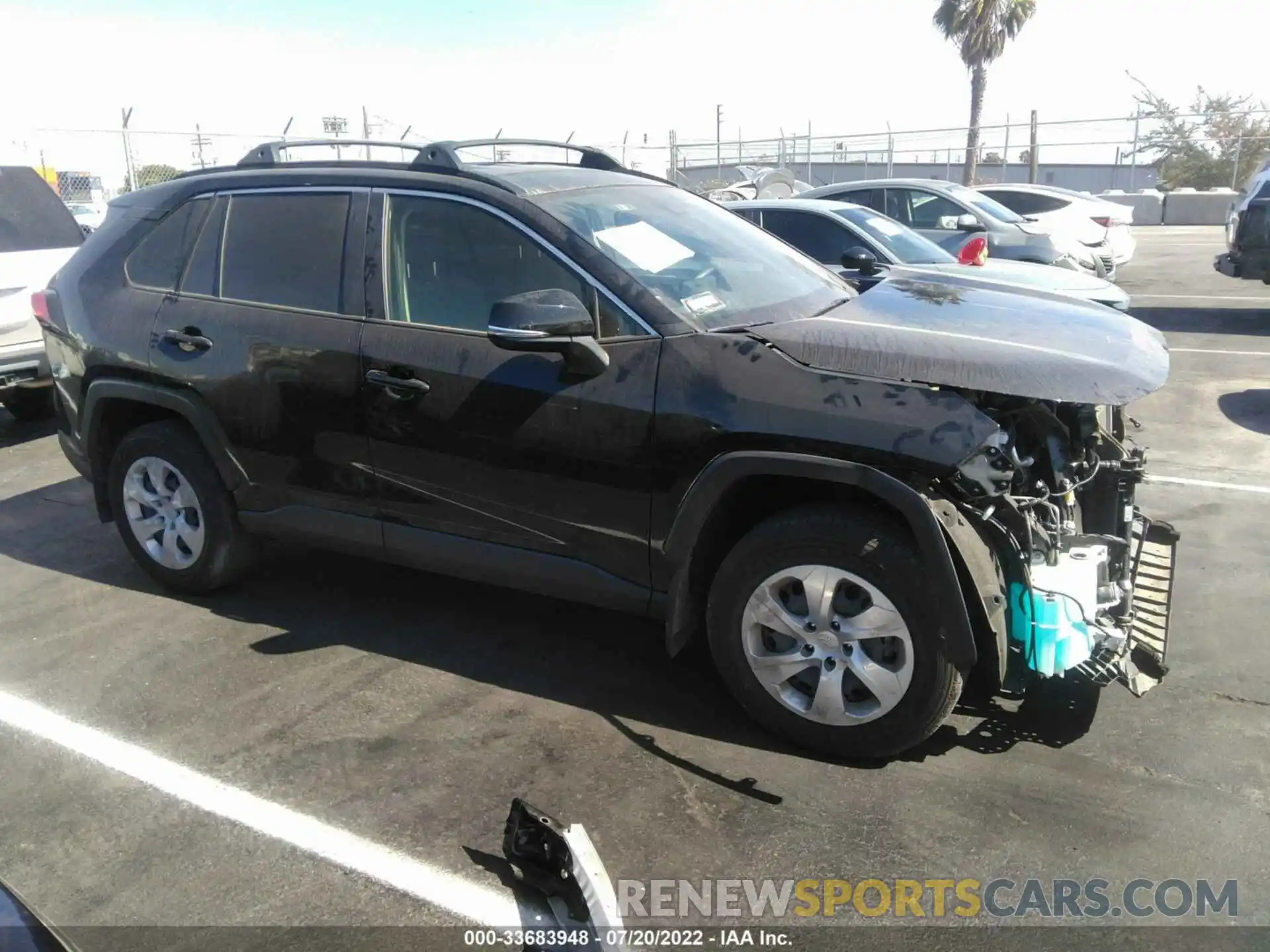 1 Photograph of a damaged car JTMK1RFV8KD502117 TOYOTA RAV4 2019