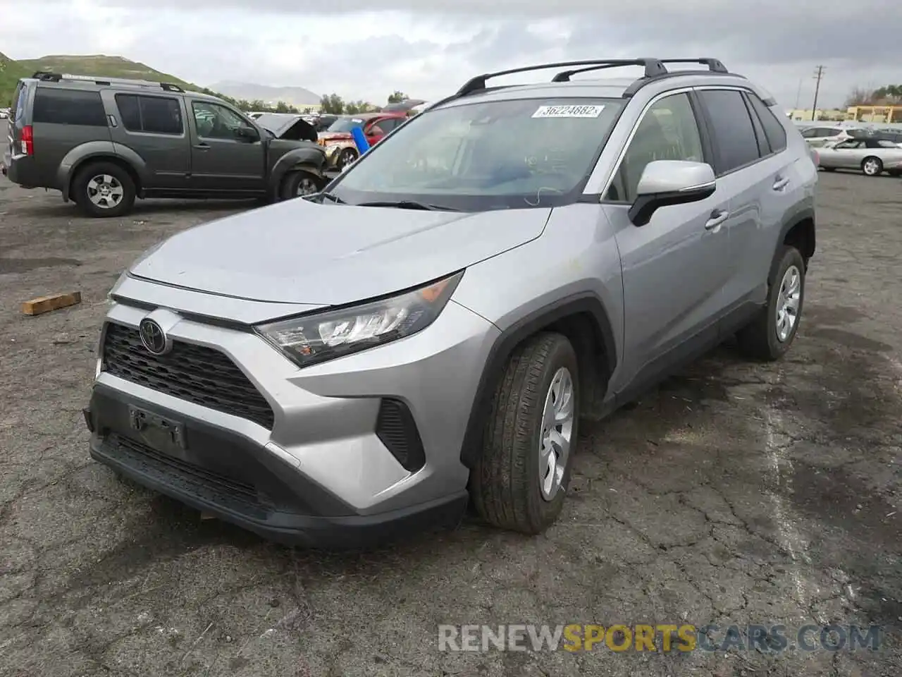 2 Photograph of a damaged car JTMK1RFV8KJ001603 TOYOTA RAV4 2019