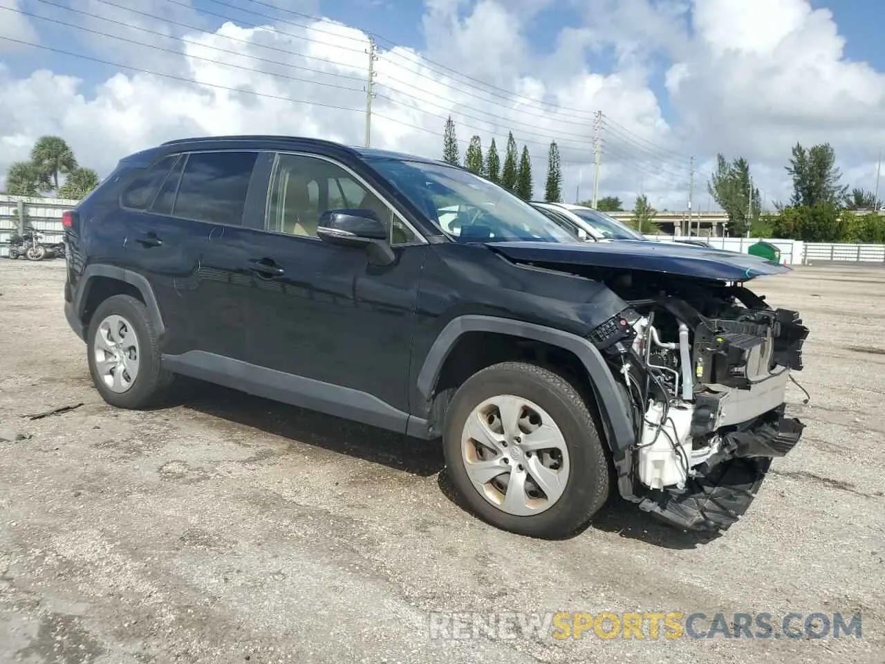 4 Photograph of a damaged car JTMK1RFVXKD009961 TOYOTA RAV4 2019
