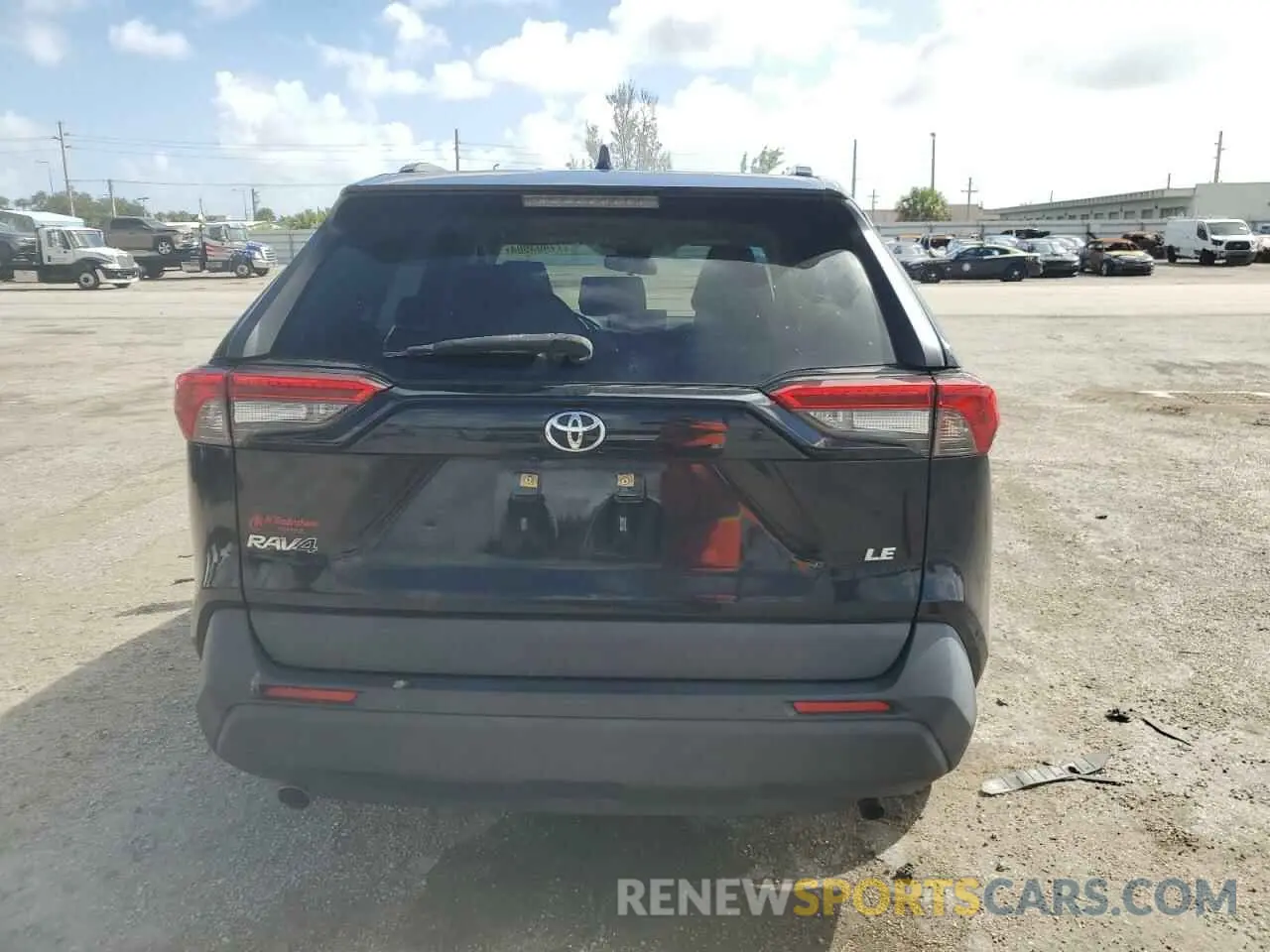 6 Photograph of a damaged car JTMK1RFVXKD009961 TOYOTA RAV4 2019