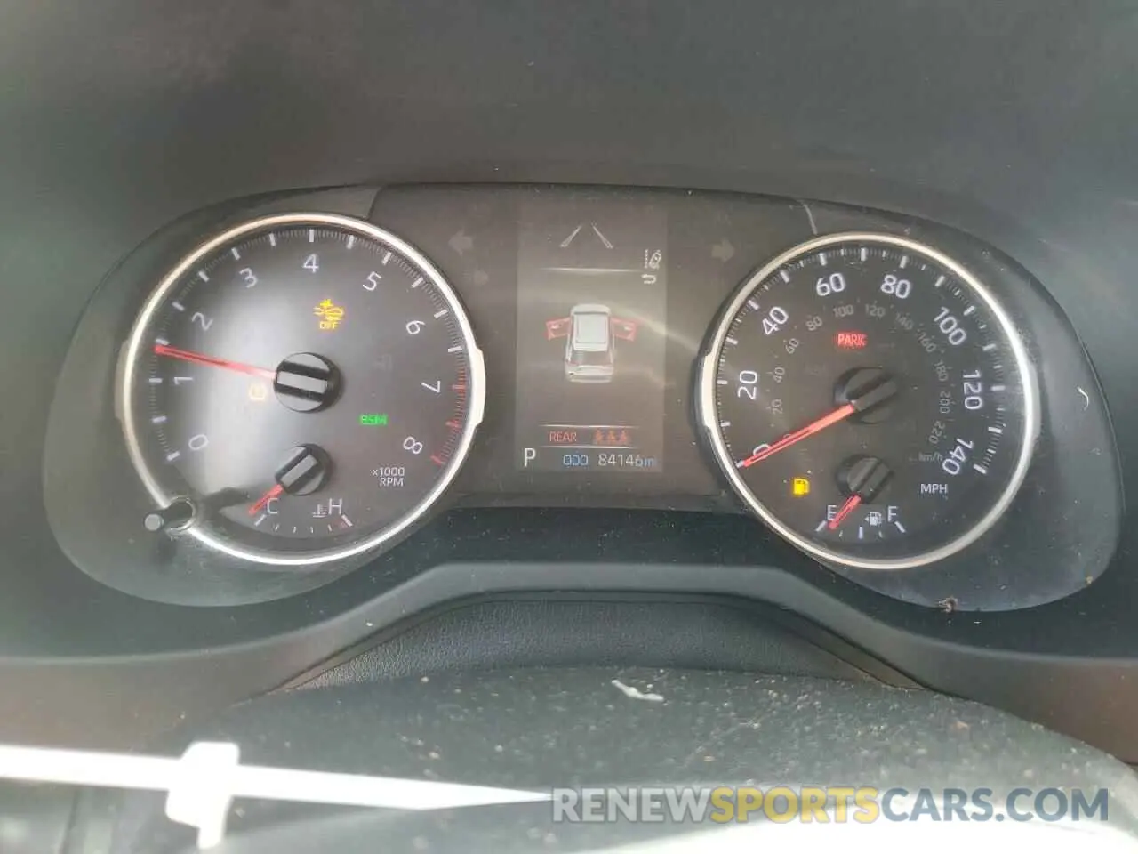 9 Photograph of a damaged car JTMK1RFVXKD009961 TOYOTA RAV4 2019