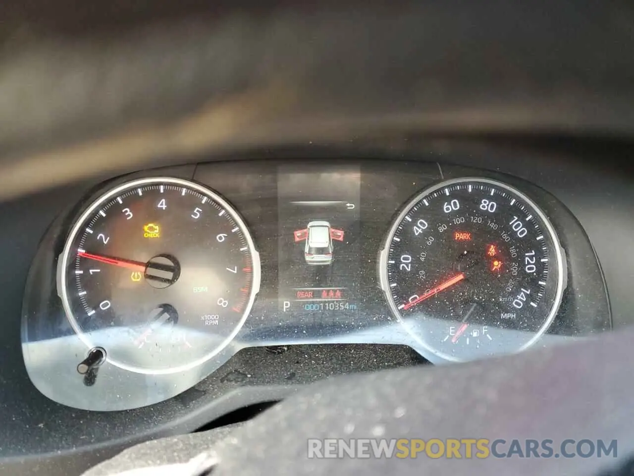 9 Photograph of a damaged car JTMK1RFVXKD030941 TOYOTA RAV4 2019