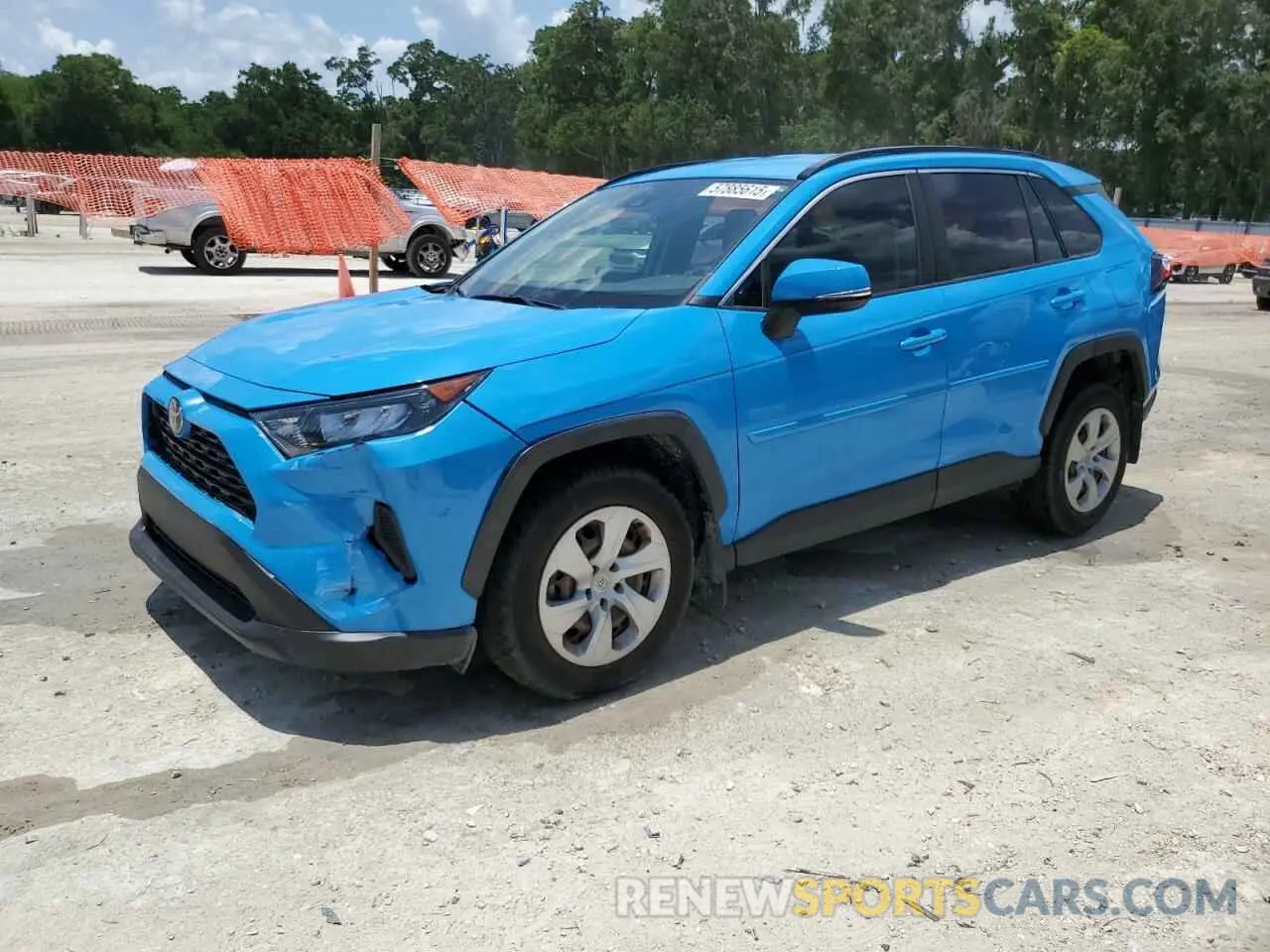 1 Photograph of a damaged car JTMK1RFVXKD033483 TOYOTA RAV4 2019