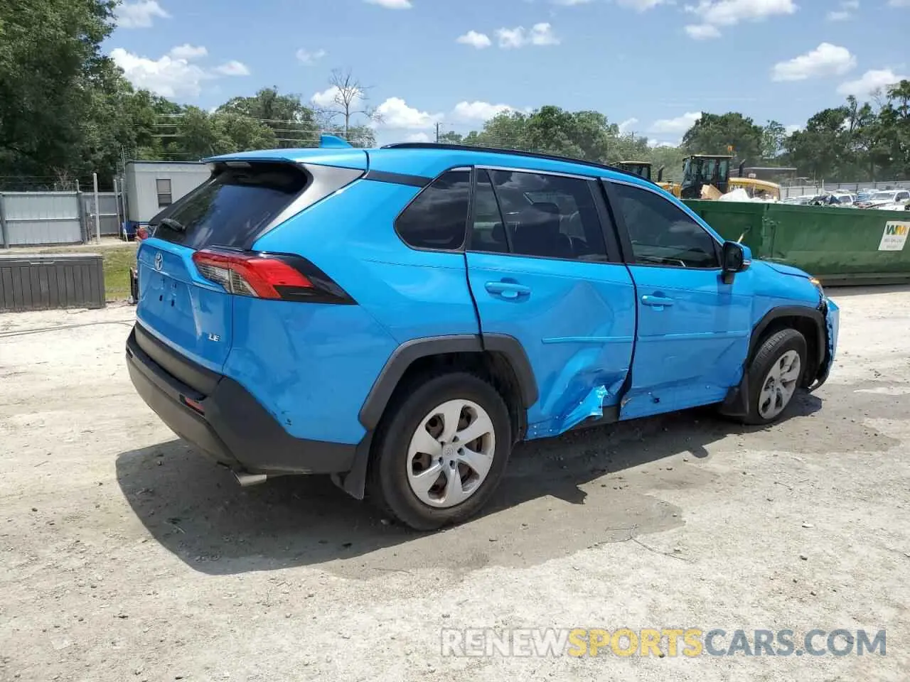 3 Photograph of a damaged car JTMK1RFVXKD033483 TOYOTA RAV4 2019