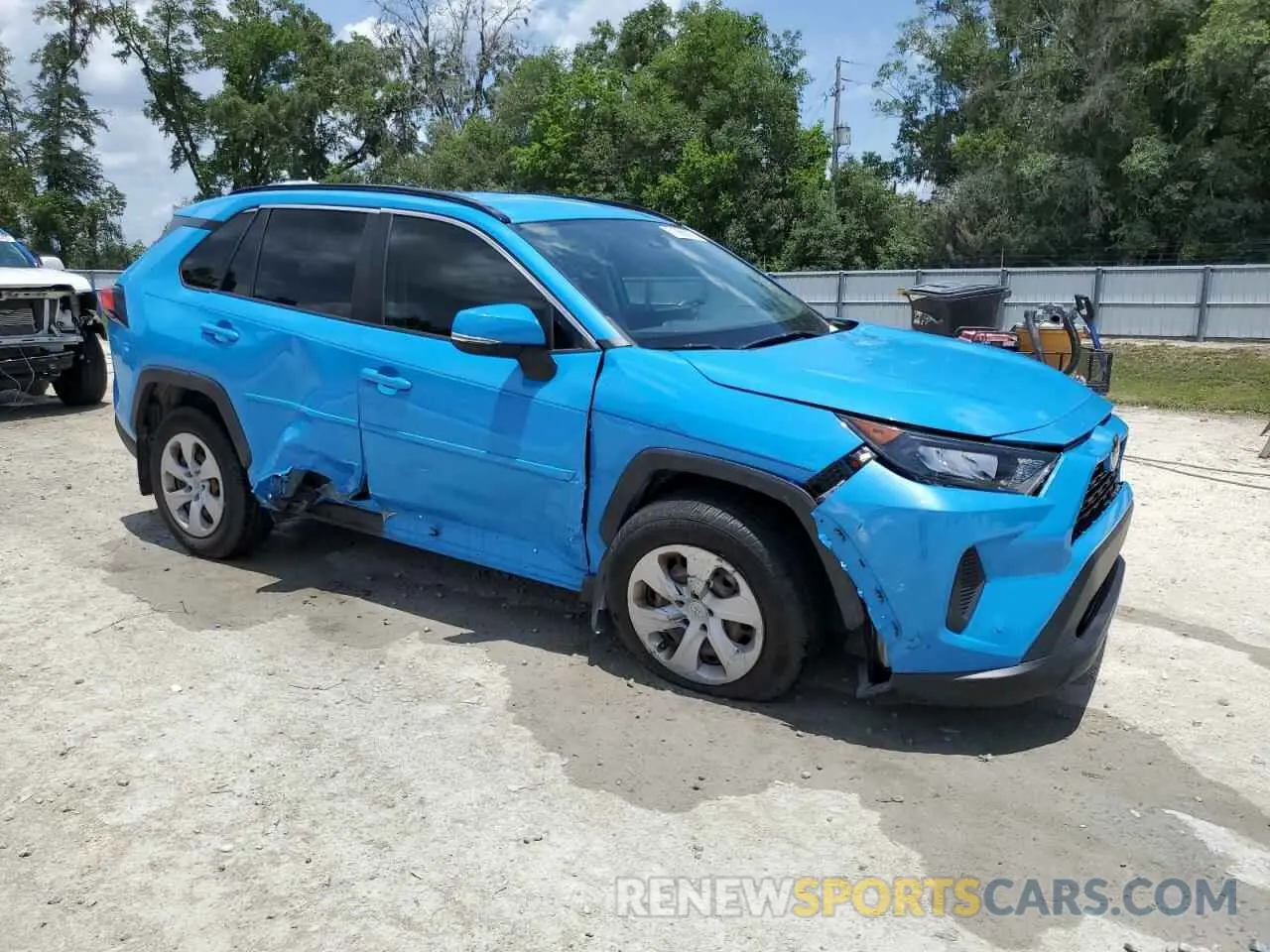 4 Photograph of a damaged car JTMK1RFVXKD033483 TOYOTA RAV4 2019