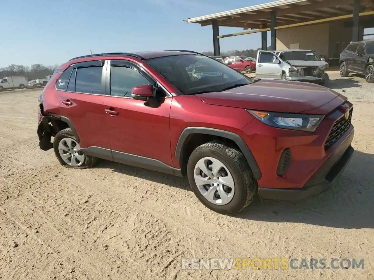 4 Photograph of a damaged car JTMK1RFVXKD041907 TOYOTA RAV4 2019