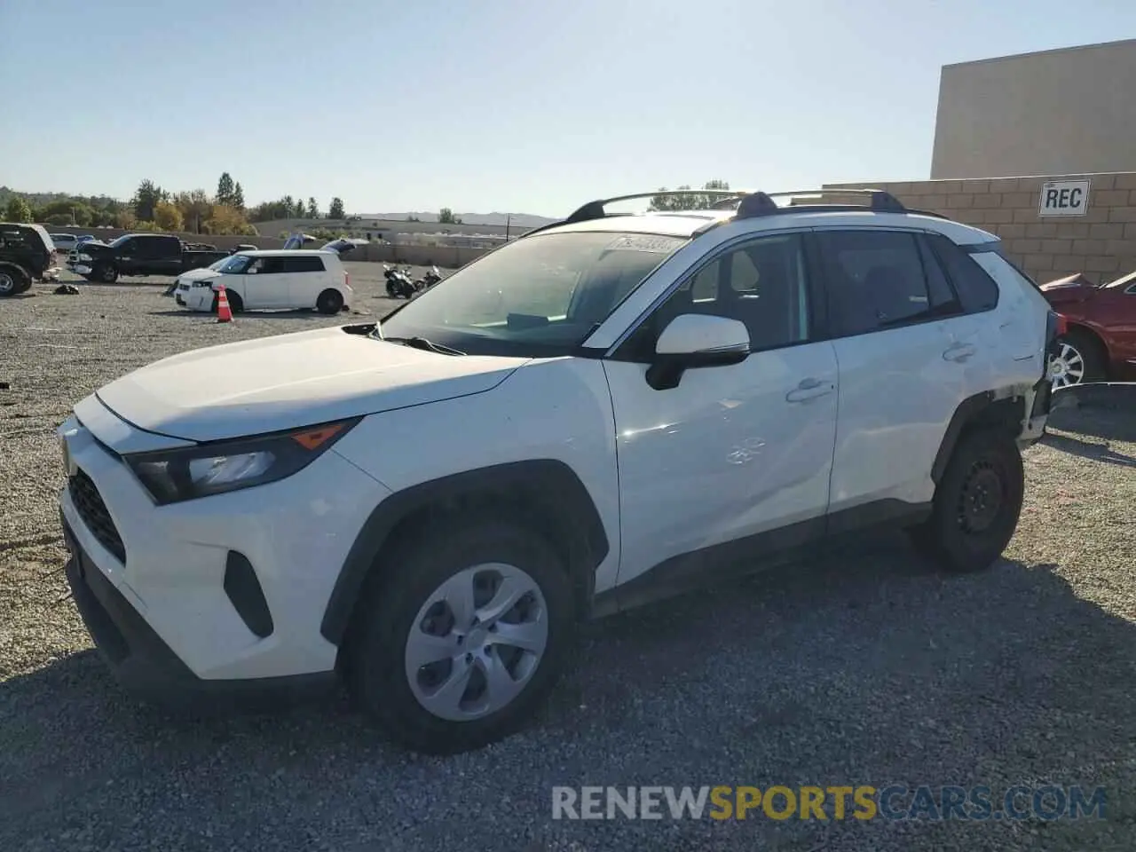 1 Photograph of a damaged car JTMK1RFVXKJ008309 TOYOTA RAV4 2019