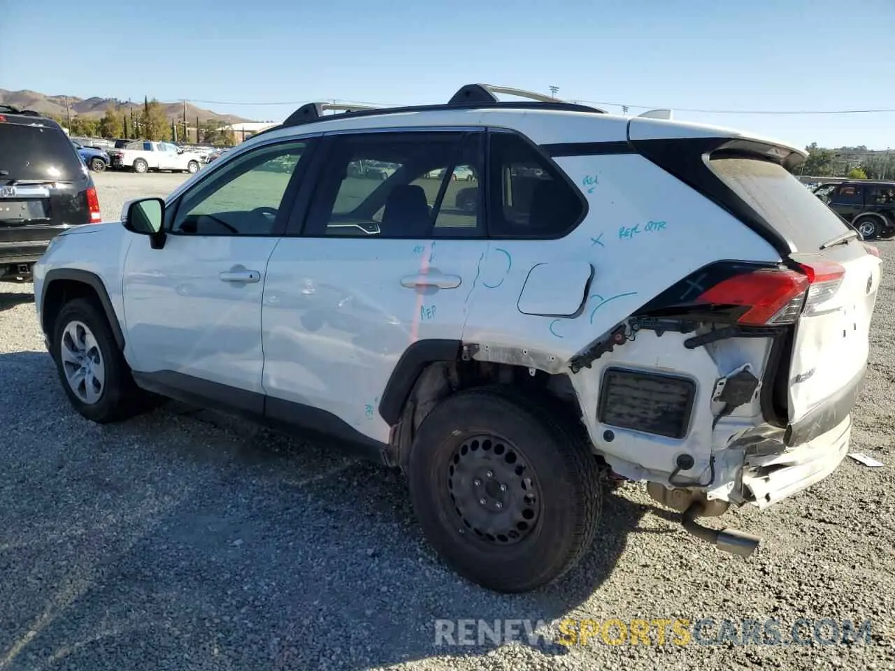 2 Photograph of a damaged car JTMK1RFVXKJ008309 TOYOTA RAV4 2019