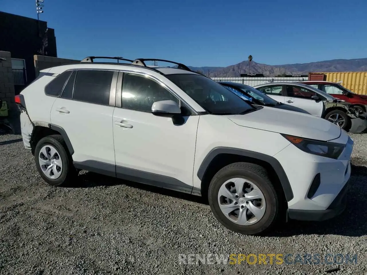 4 Photograph of a damaged car JTMK1RFVXKJ008309 TOYOTA RAV4 2019
