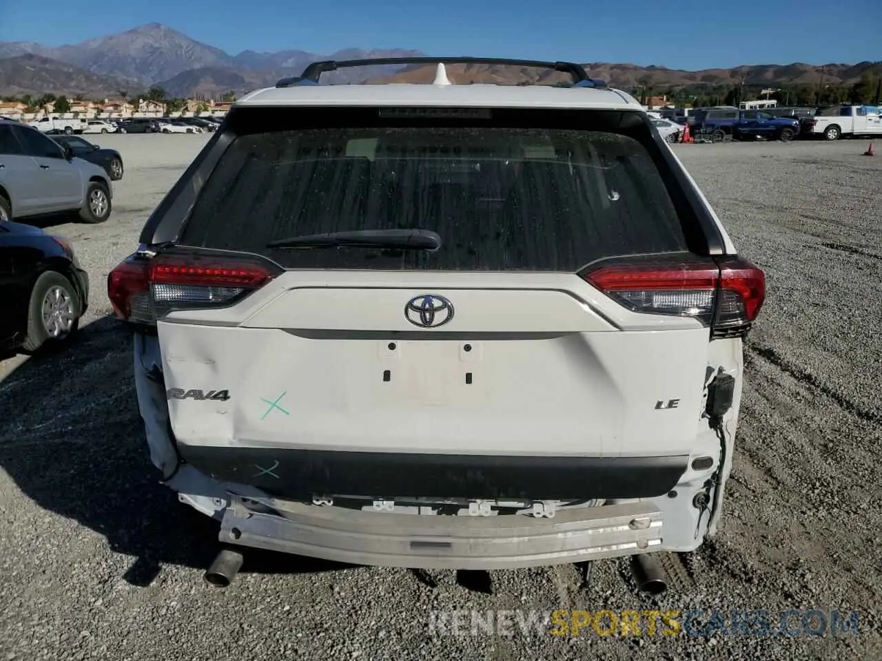 6 Photograph of a damaged car JTMK1RFVXKJ008309 TOYOTA RAV4 2019