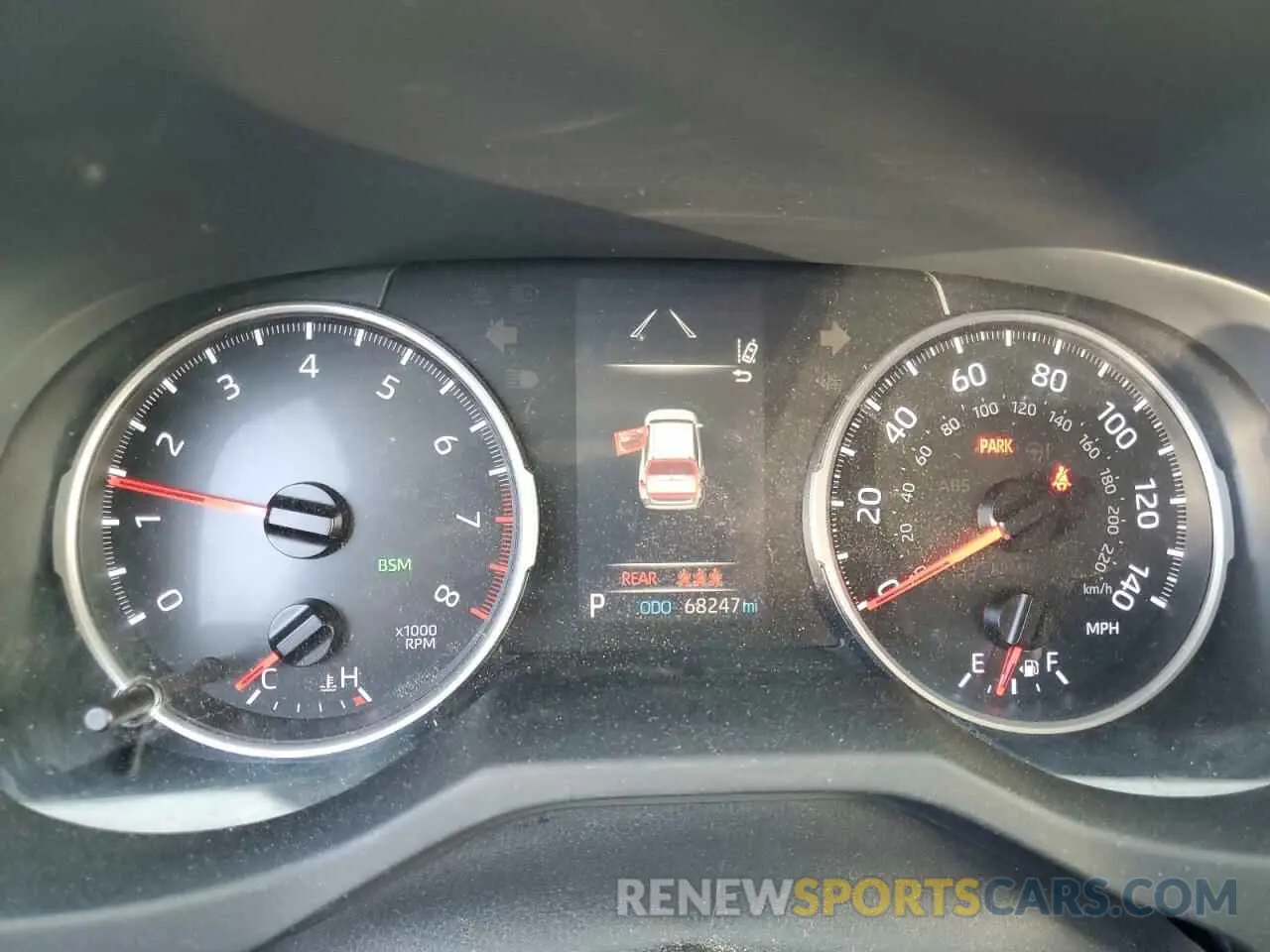 9 Photograph of a damaged car JTMK1RFVXKJ008309 TOYOTA RAV4 2019