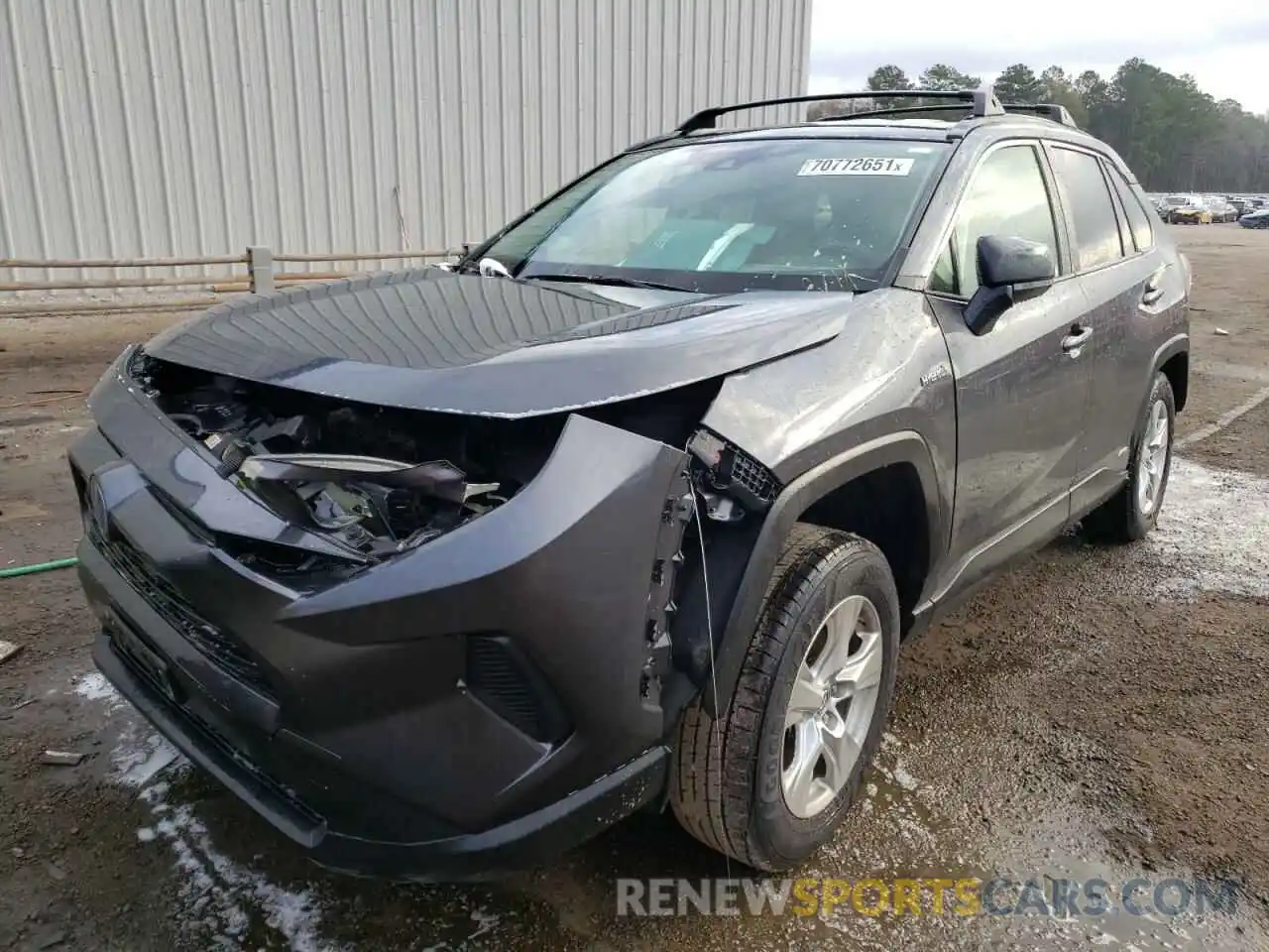 2 Photograph of a damaged car JTMLWRFV3KD020354 TOYOTA RAV4 2019