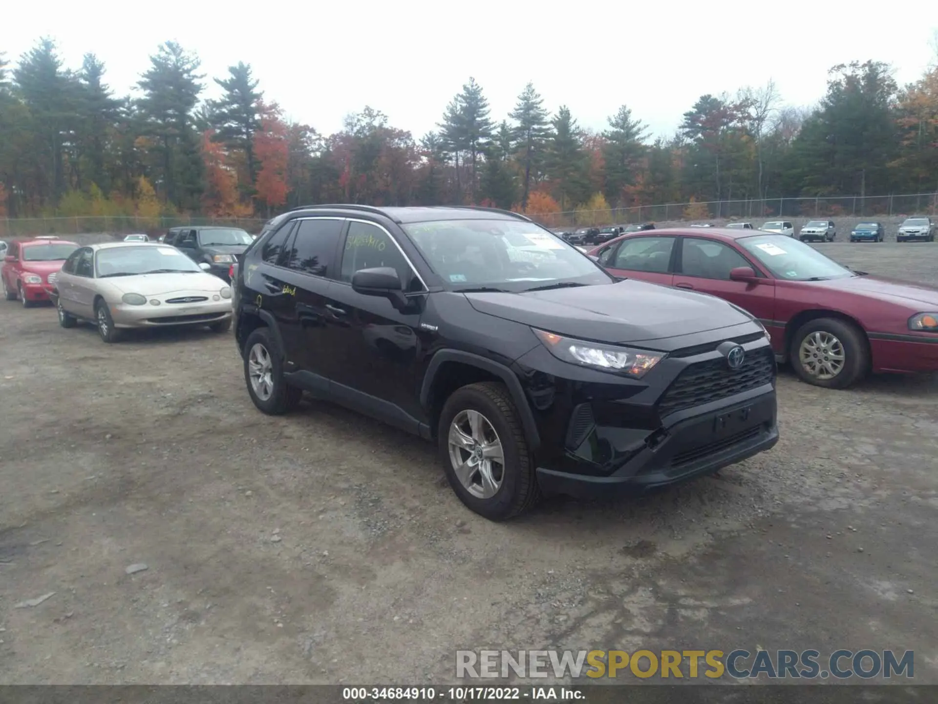1 Photograph of a damaged car JTMLWRFV3KD501334 TOYOTA RAV4 2019