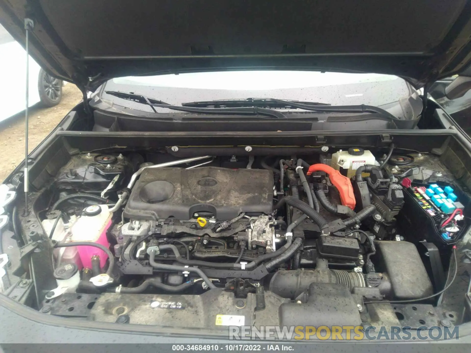 10 Photograph of a damaged car JTMLWRFV3KD501334 TOYOTA RAV4 2019
