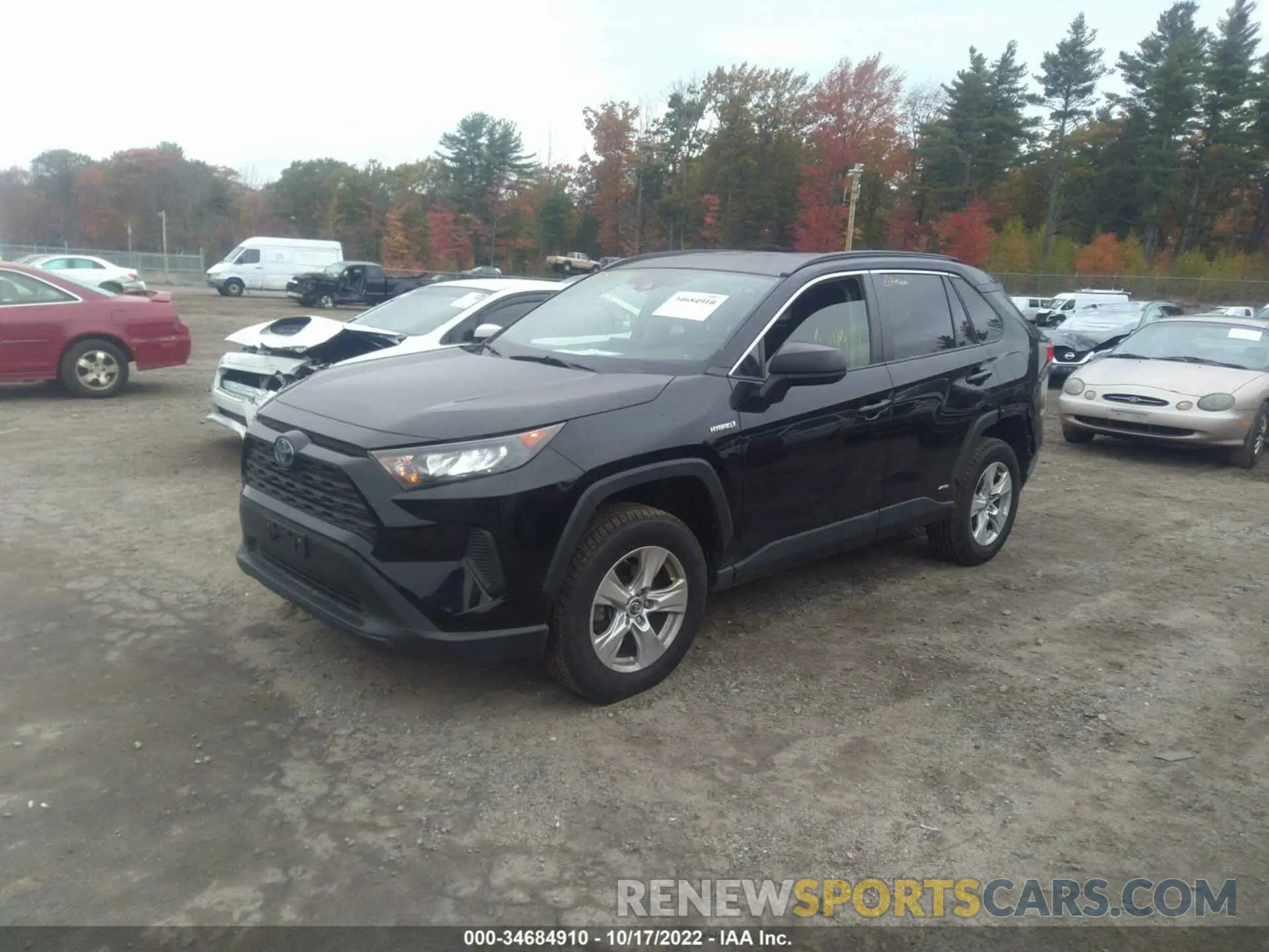 2 Photograph of a damaged car JTMLWRFV3KD501334 TOYOTA RAV4 2019