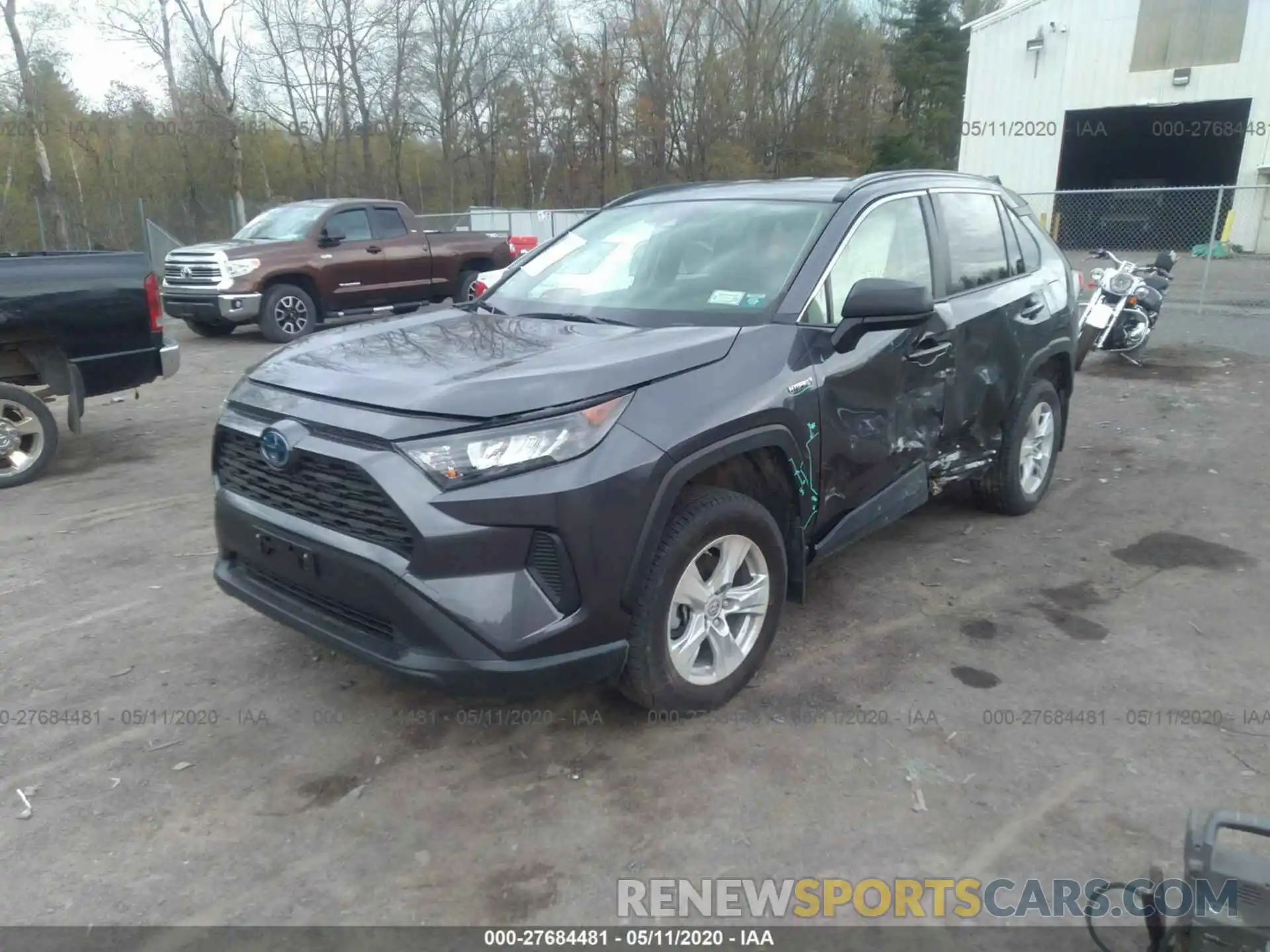 2 Photograph of a damaged car JTMLWRFV6KD508715 TOYOTA RAV4 2019