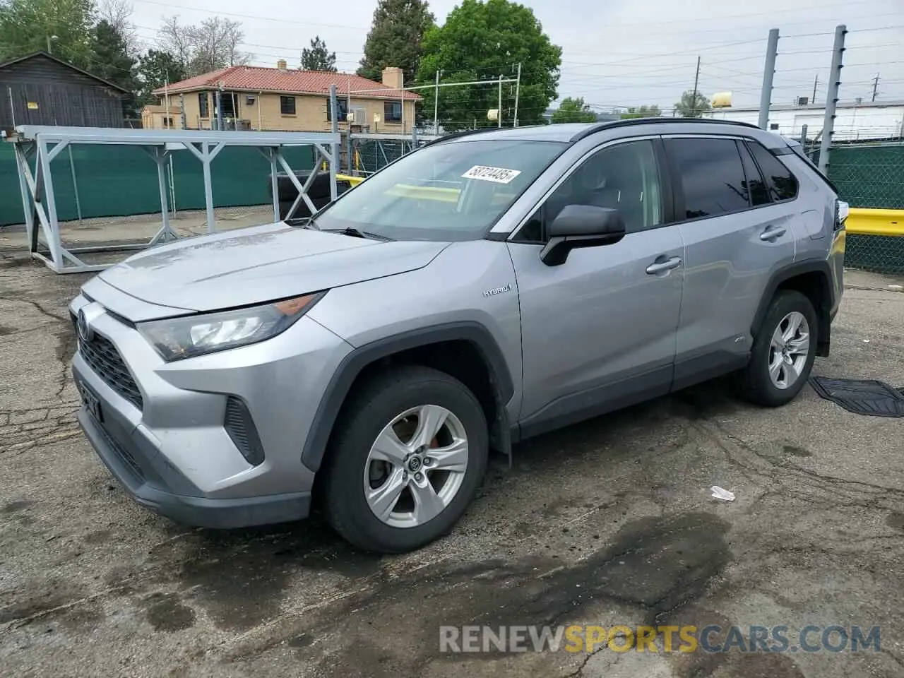 1 Photograph of a damaged car JTMLWRFV8KD033133 TOYOTA RAV4 2019