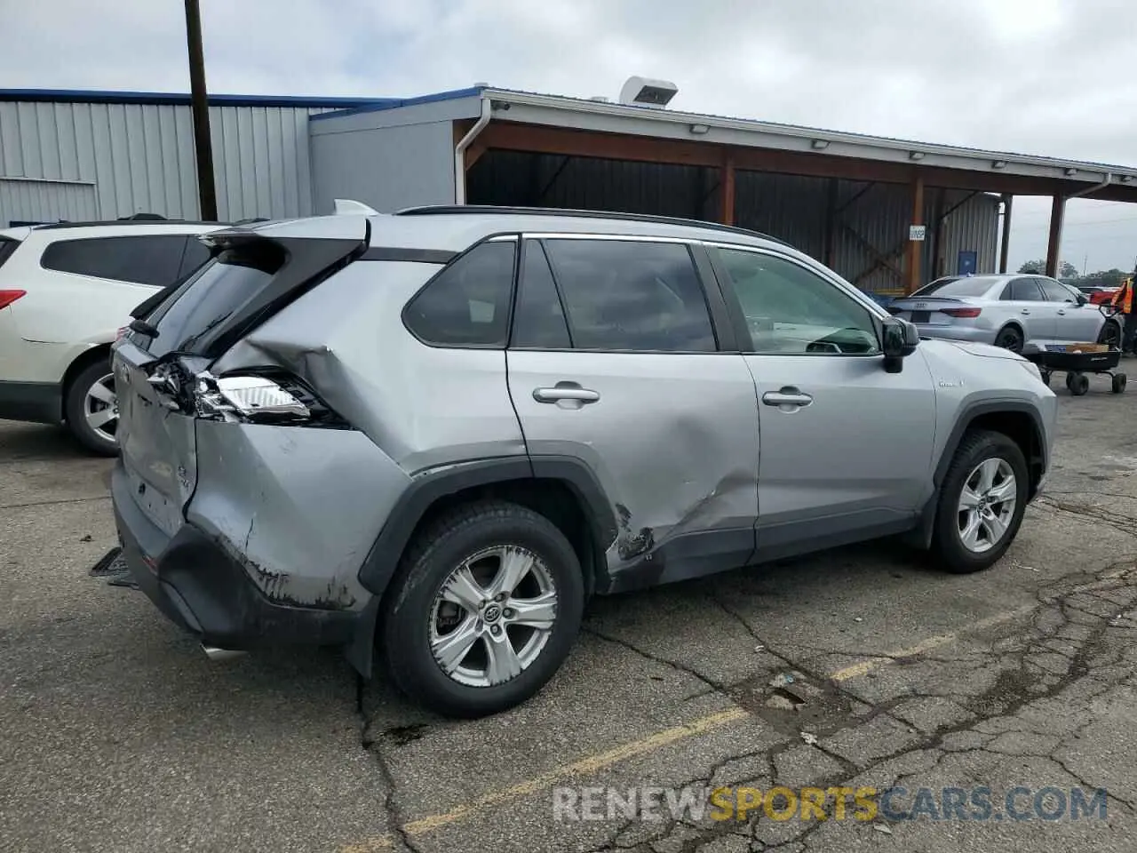 3 Photograph of a damaged car JTMLWRFV8KD033133 TOYOTA RAV4 2019