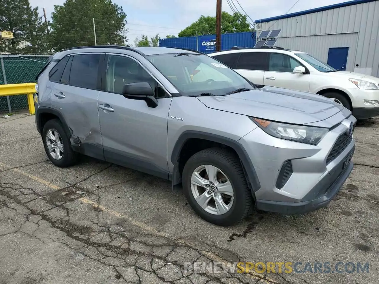 4 Photograph of a damaged car JTMLWRFV8KD033133 TOYOTA RAV4 2019