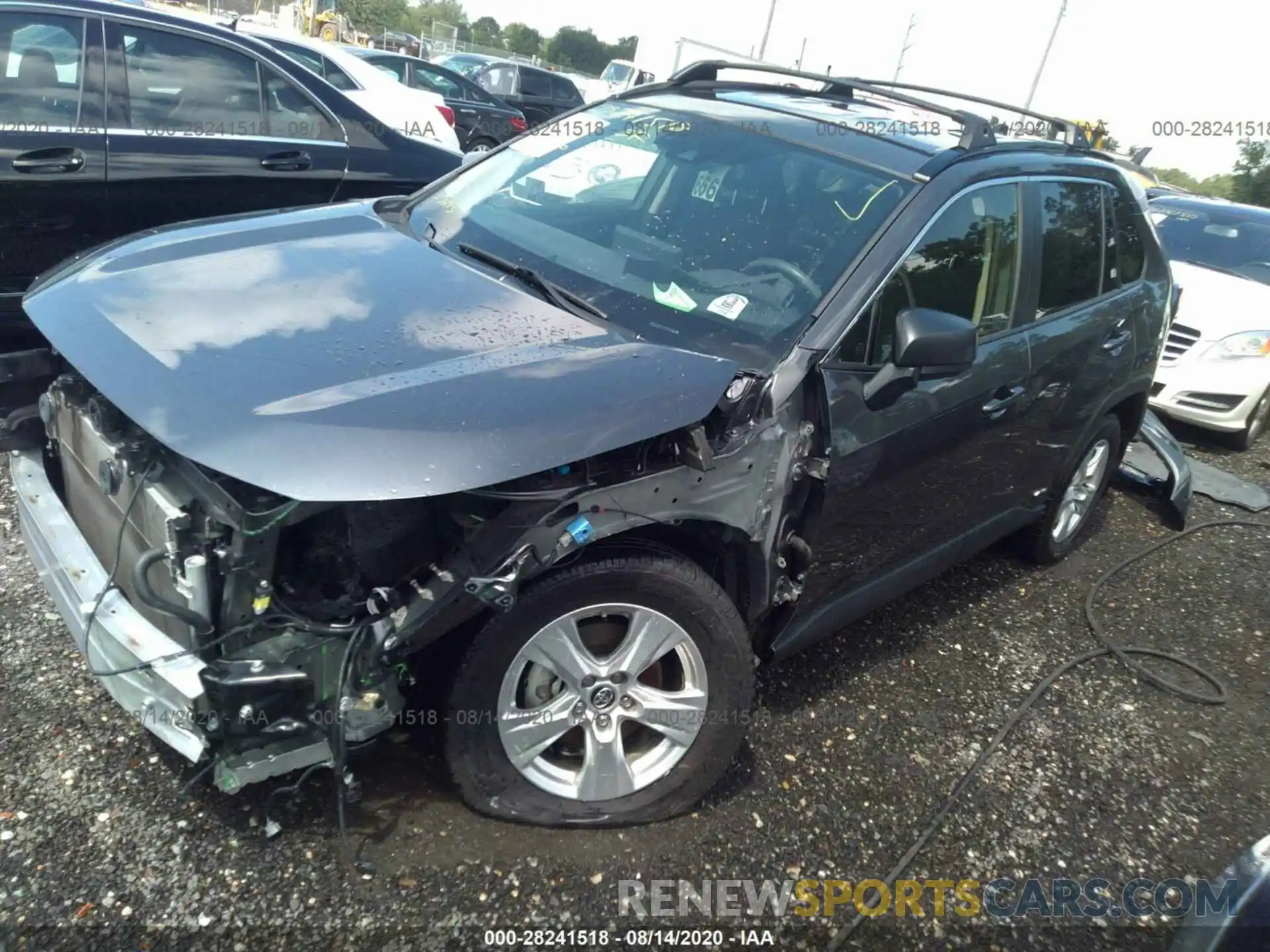 2 Photograph of a damaged car JTMLWRFVXKD004796 TOYOTA RAV4 2019