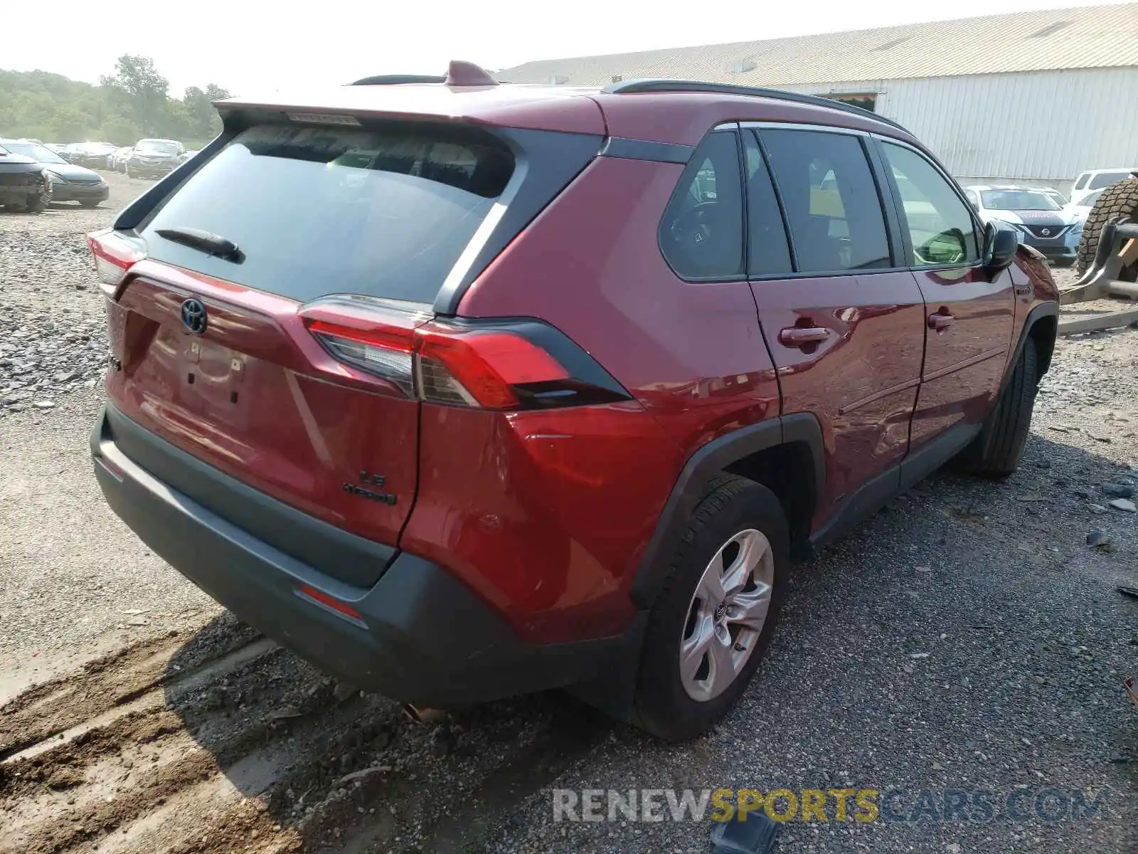 4 Photograph of a damaged car JTMLWRFVXKD022523 TOYOTA RAV4 2019