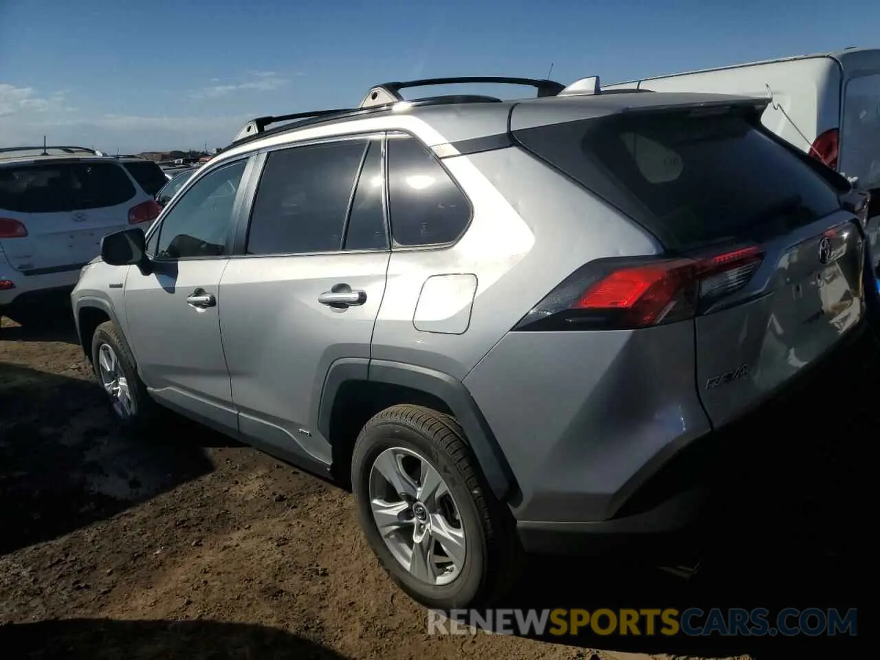 2 Photograph of a damaged car JTMLWRFVXKJ010096 TOYOTA RAV4 2019