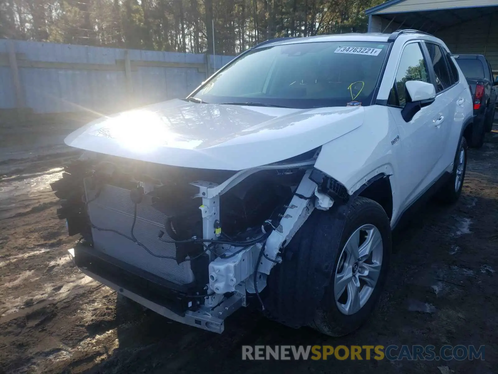 2 Photograph of a damaged car JTMMWRFV0KD010644 TOYOTA RAV4 2019