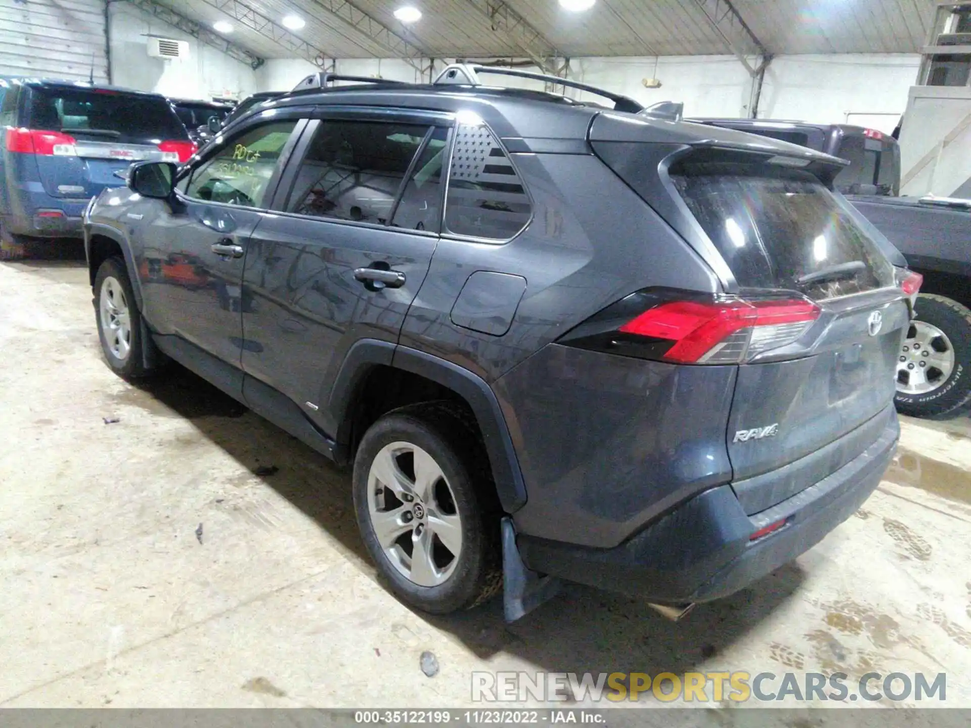 3 Photograph of a damaged car JTMMWRFV2KD028644 TOYOTA RAV4 2019